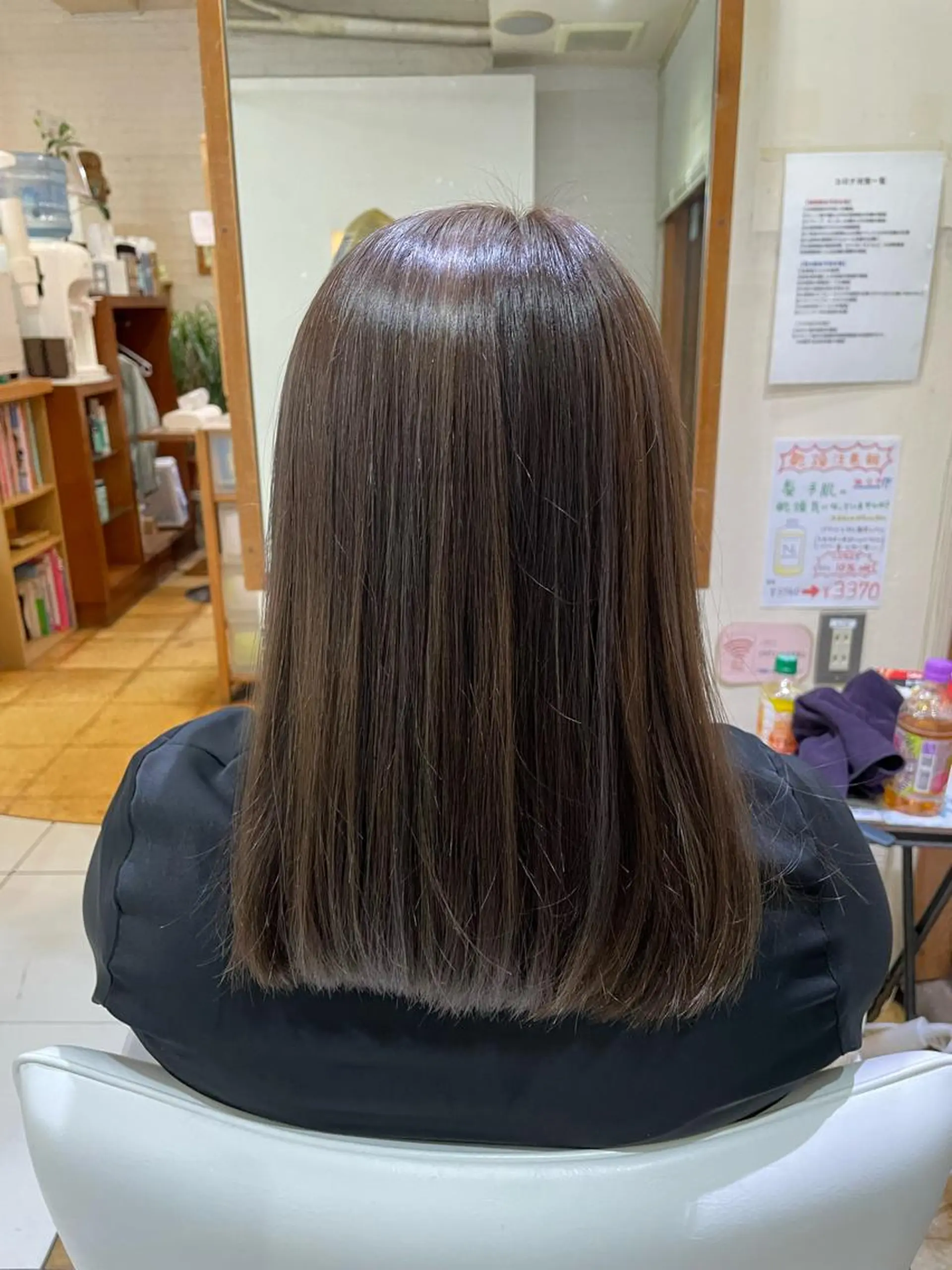 カラー 透明感カラー ハイライトカラー イルミナカラー 小松田 琴美のヘアスタイル