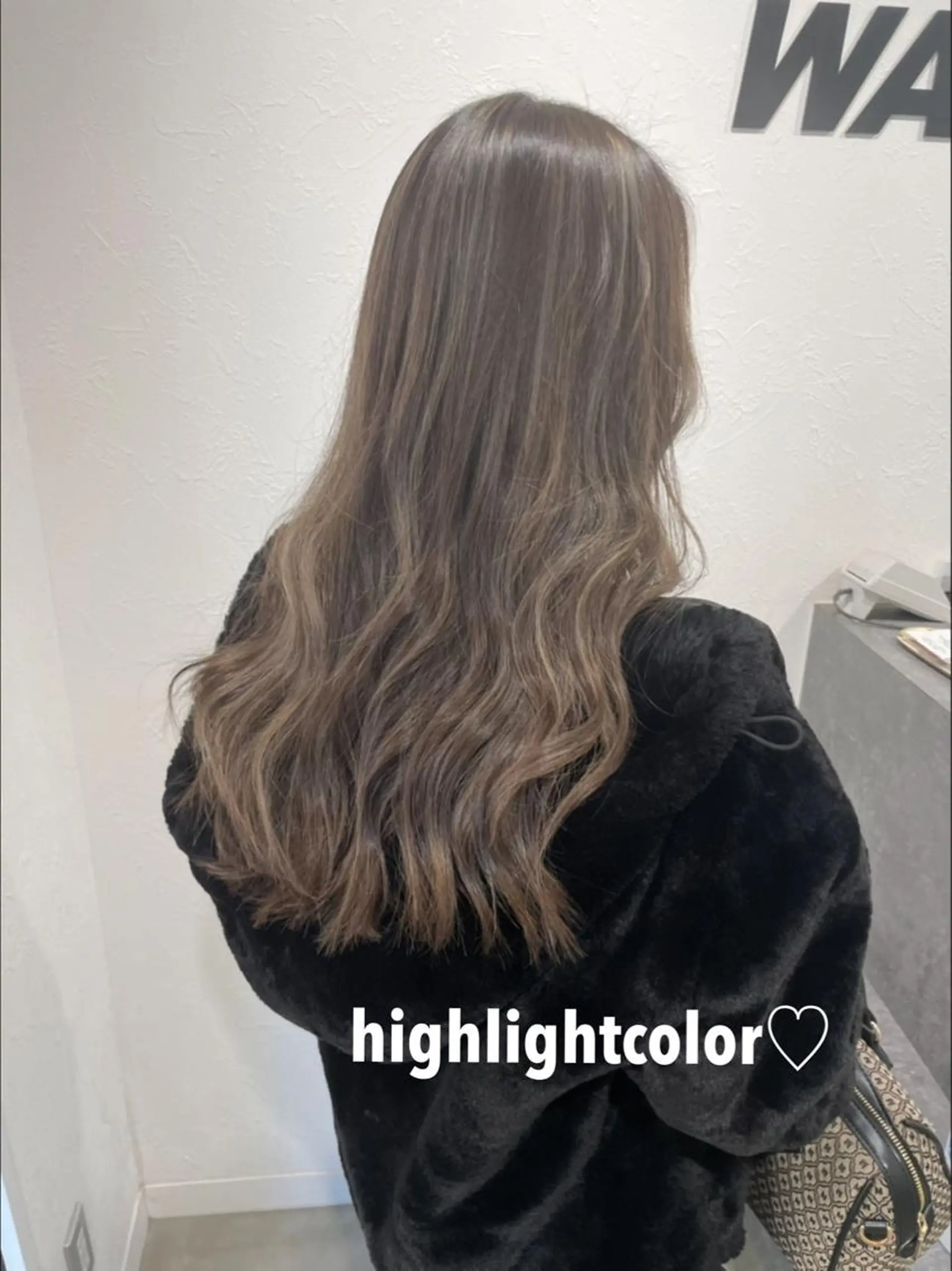 ロング カラー ハイライトカラー ハイライト カット ヘアカラー トリートメント 2nd所属・🤍2nd🤍田所 美希のヘアスタイル