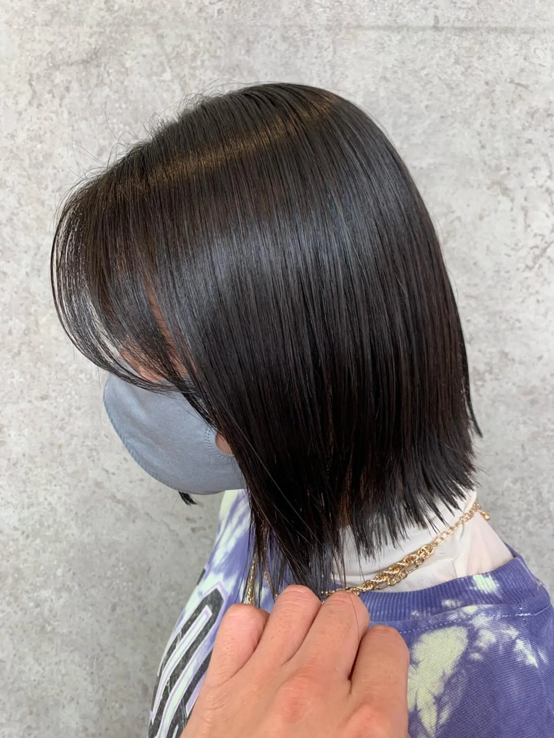 ショート ボブ 大人レイヤー×艶髪 ✨春暁【はるき】のヘアスタイル