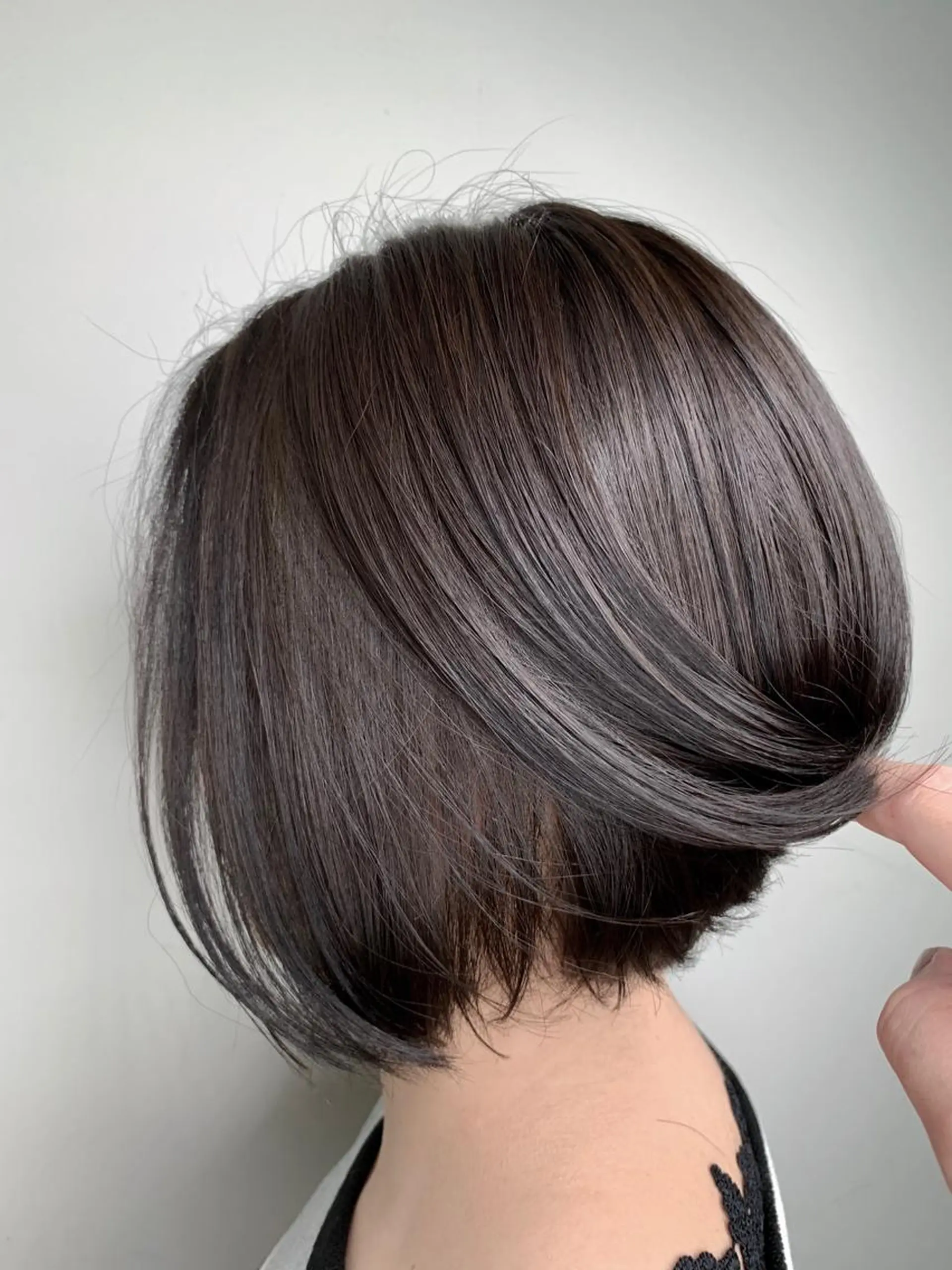 ショート カラー 透明感カラー ダークグレー ダークグレージュ グレージュ ショートヘア 🌈 DAIKI 🌈のヘアスタイル