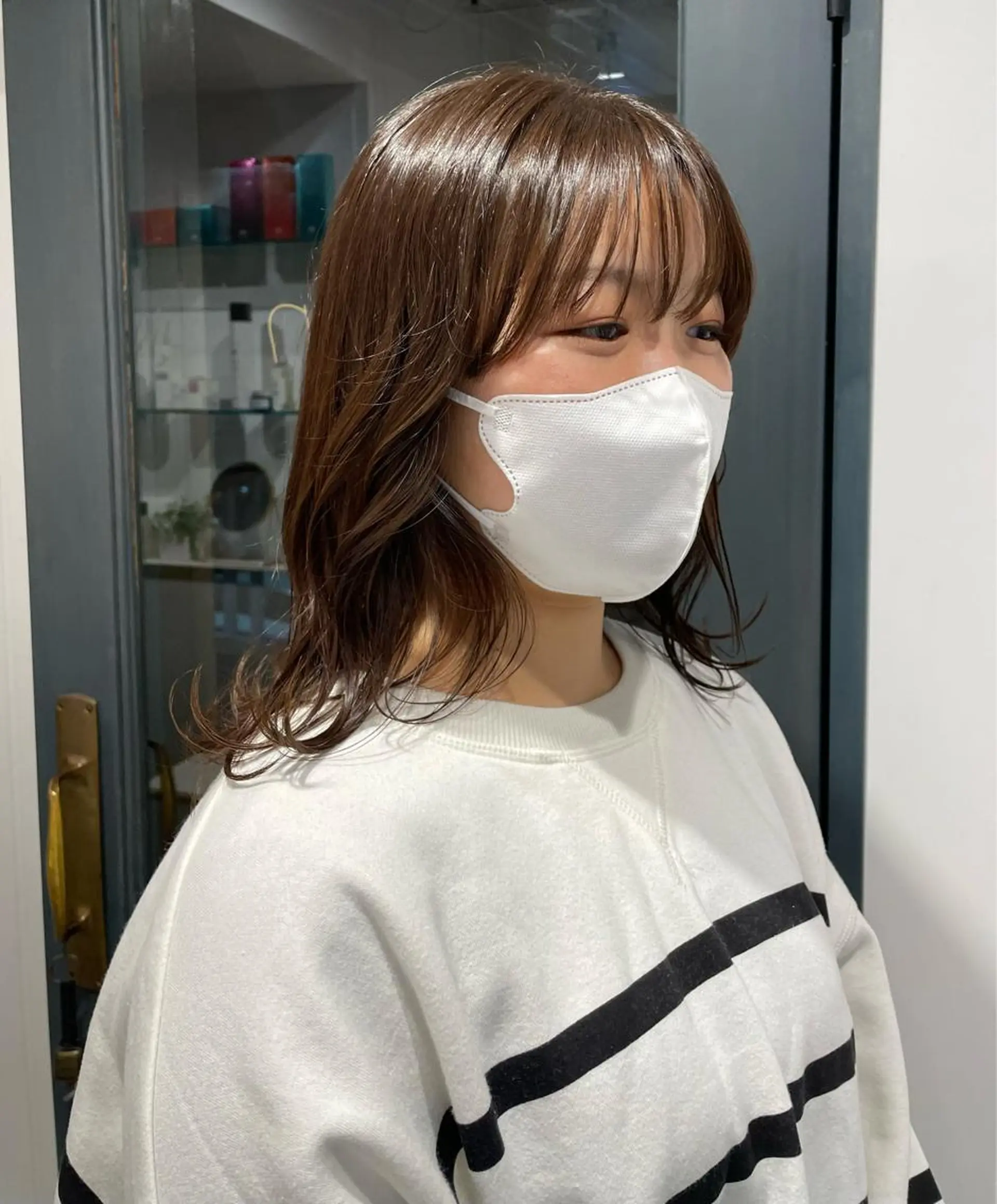ミディアム 伊藤 まみのヘアスタイル