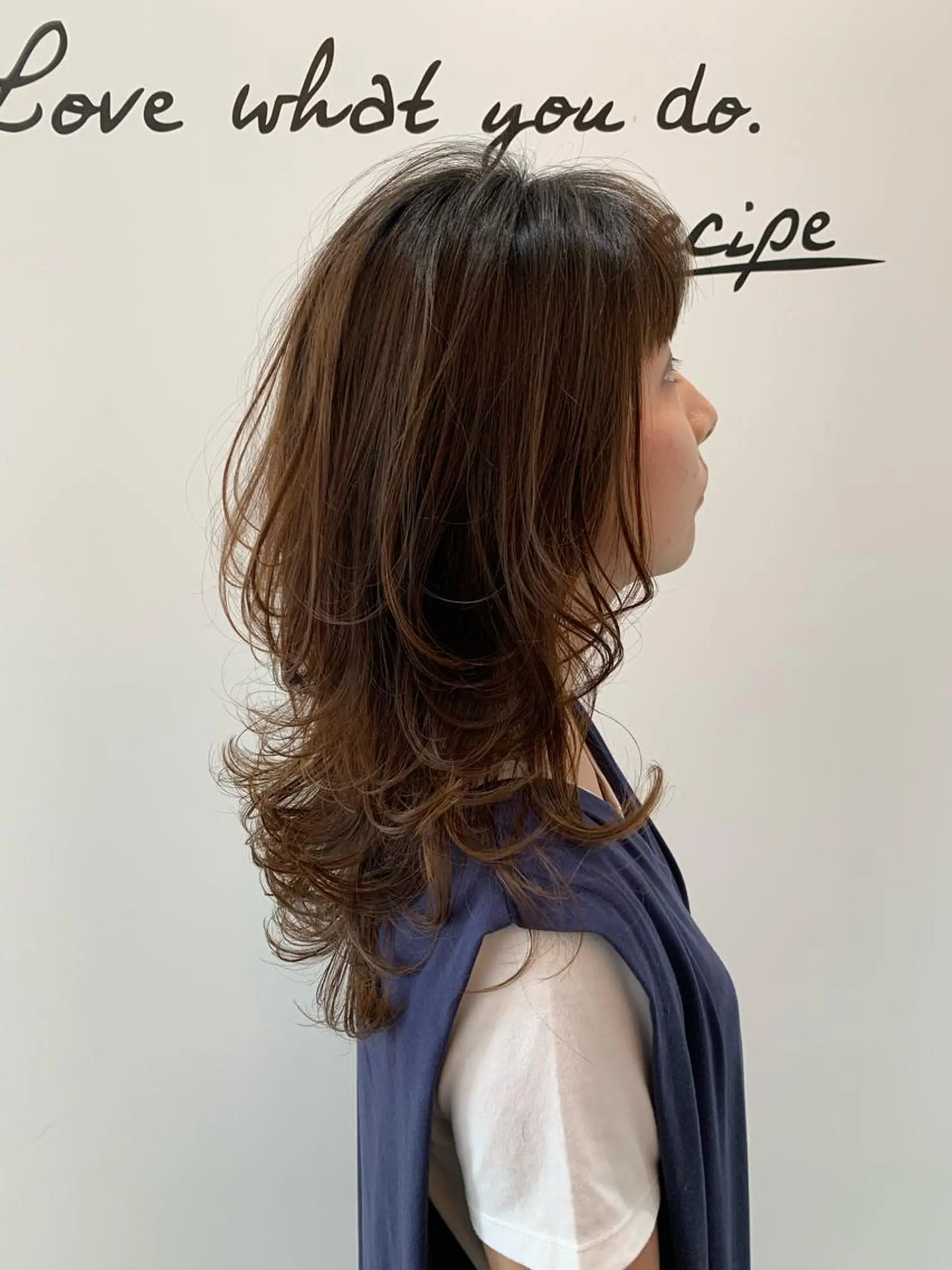 ミディアム カラー カット ヘアカラー トリートメント ヘアセット 中村 優太のヘアスタイル
