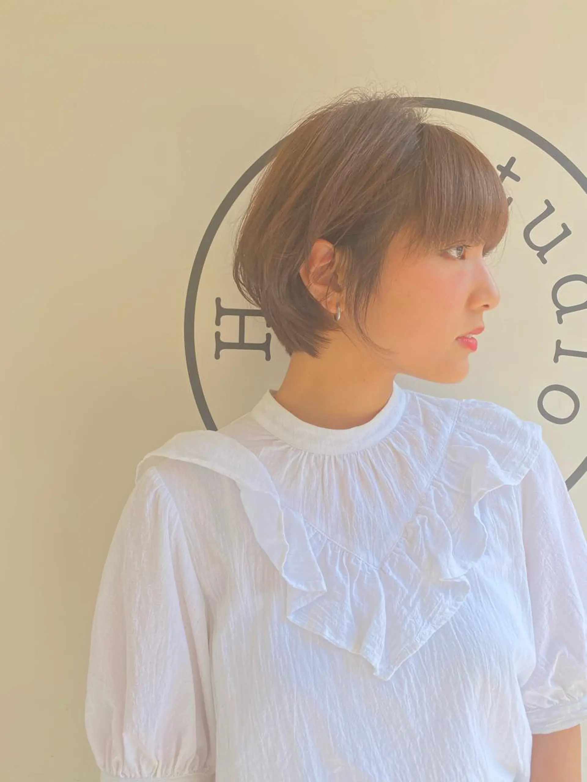 ショート ショートヘア カット 川越 輝梨奈のヘアスタイル