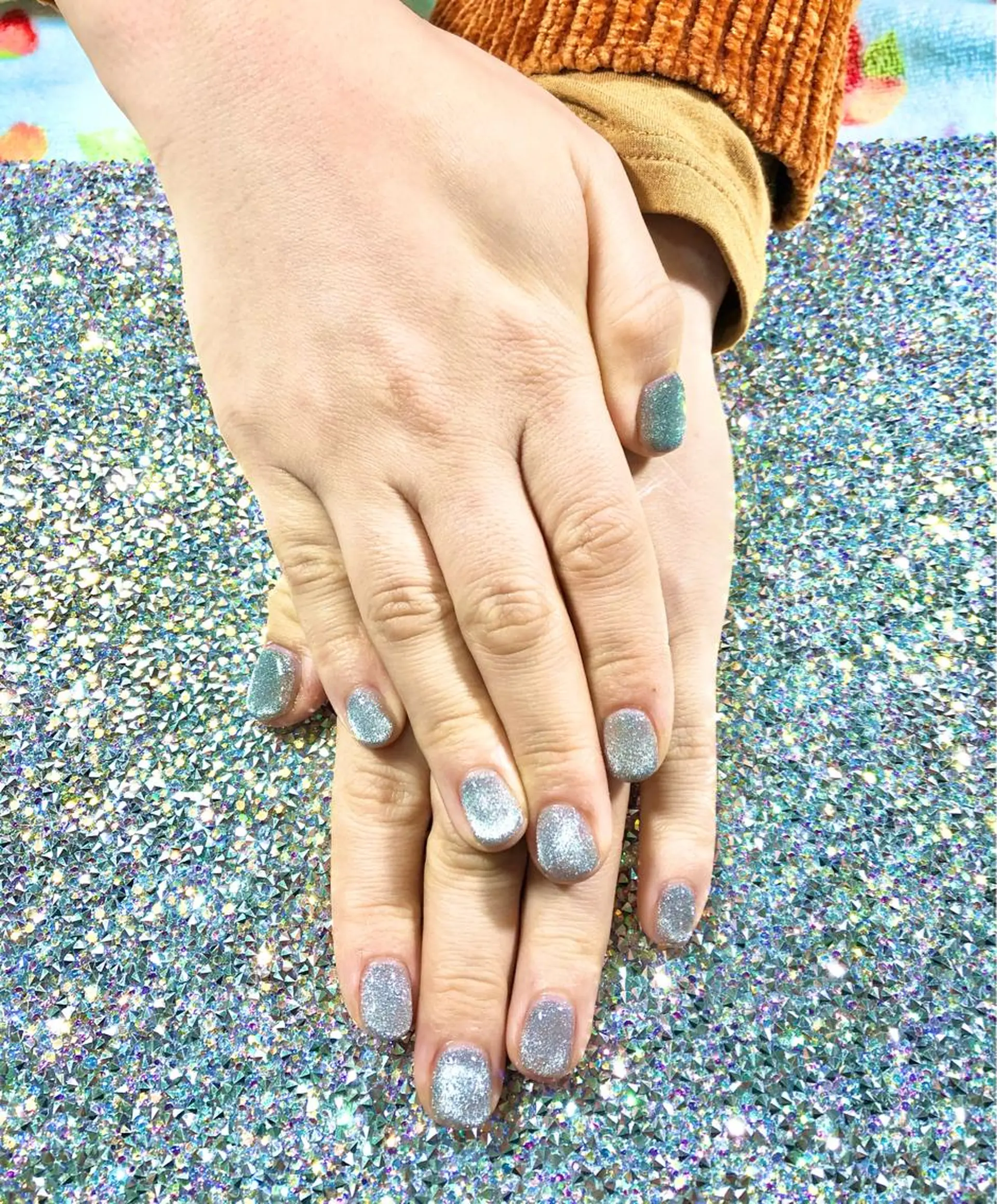 ネイル 長さ出し フラッシュネイル ジェルネイル マグネットネイル ビー玉ネイル ハンドネイル Tairacchi タイラッチのエステ・リラクイメージ