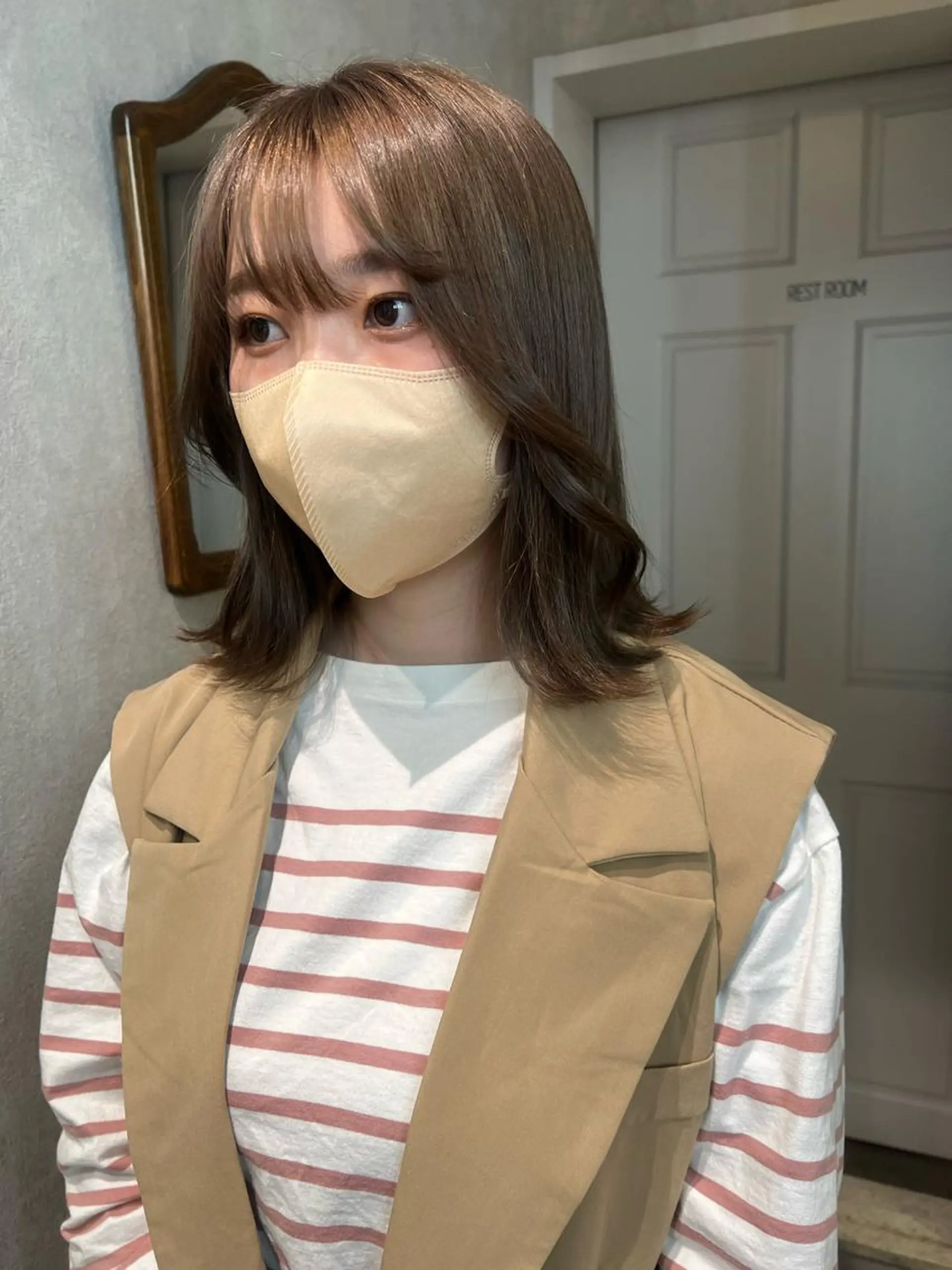 ミディアム カラー ｻﾄｳﾐﾉﾘ韓国ヘア 韓国メンズヘアのヘアスタイル