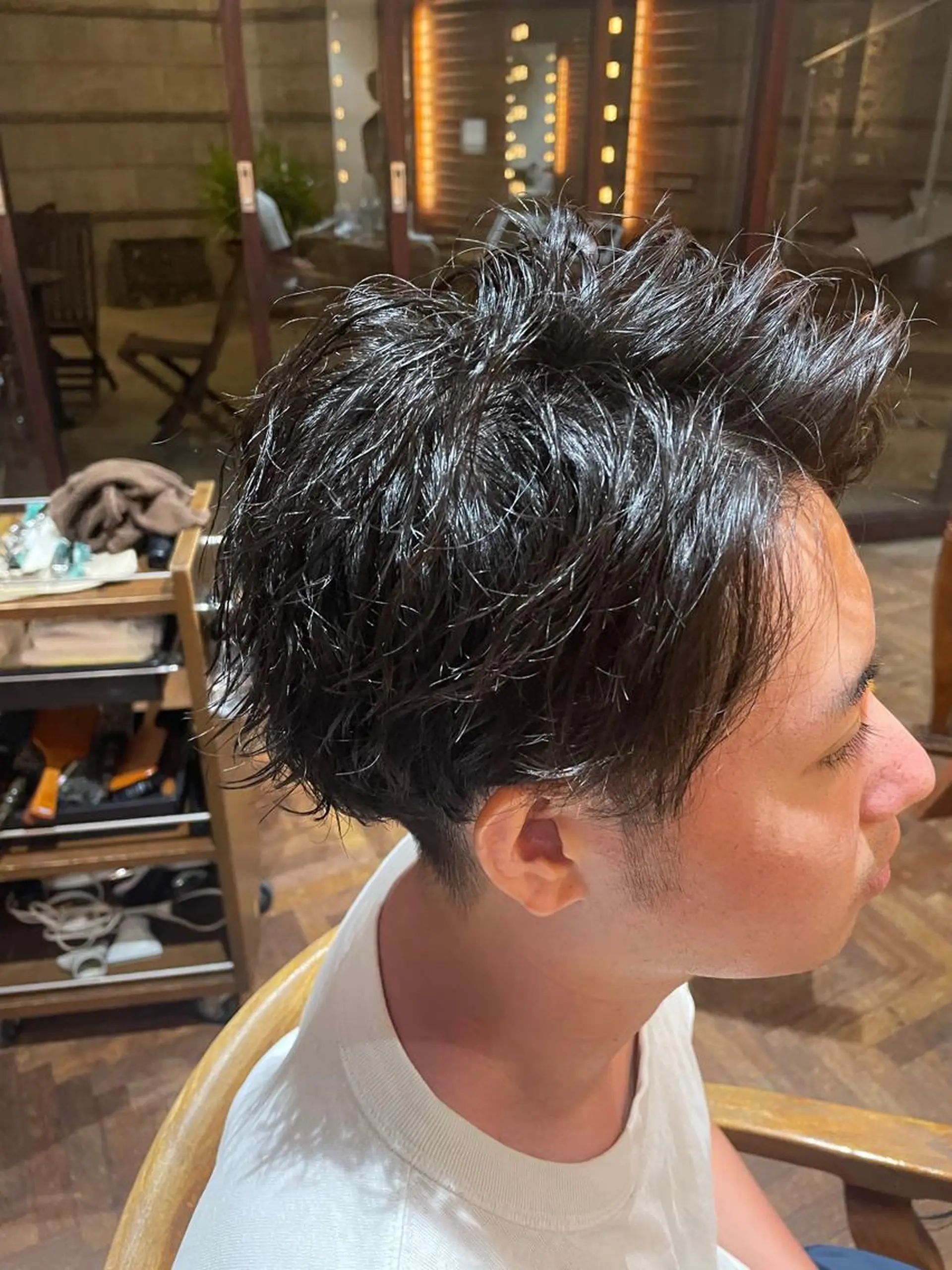 メンズ メンズパーマ stylist YUTOのヘアスタイル