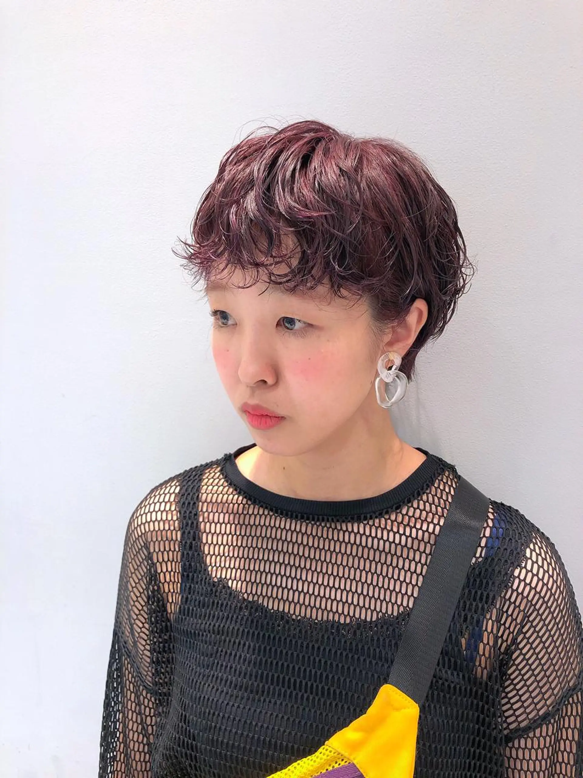 ショート 似合わせ艶髪カラー ❤️ハダユミのヘアスタイル