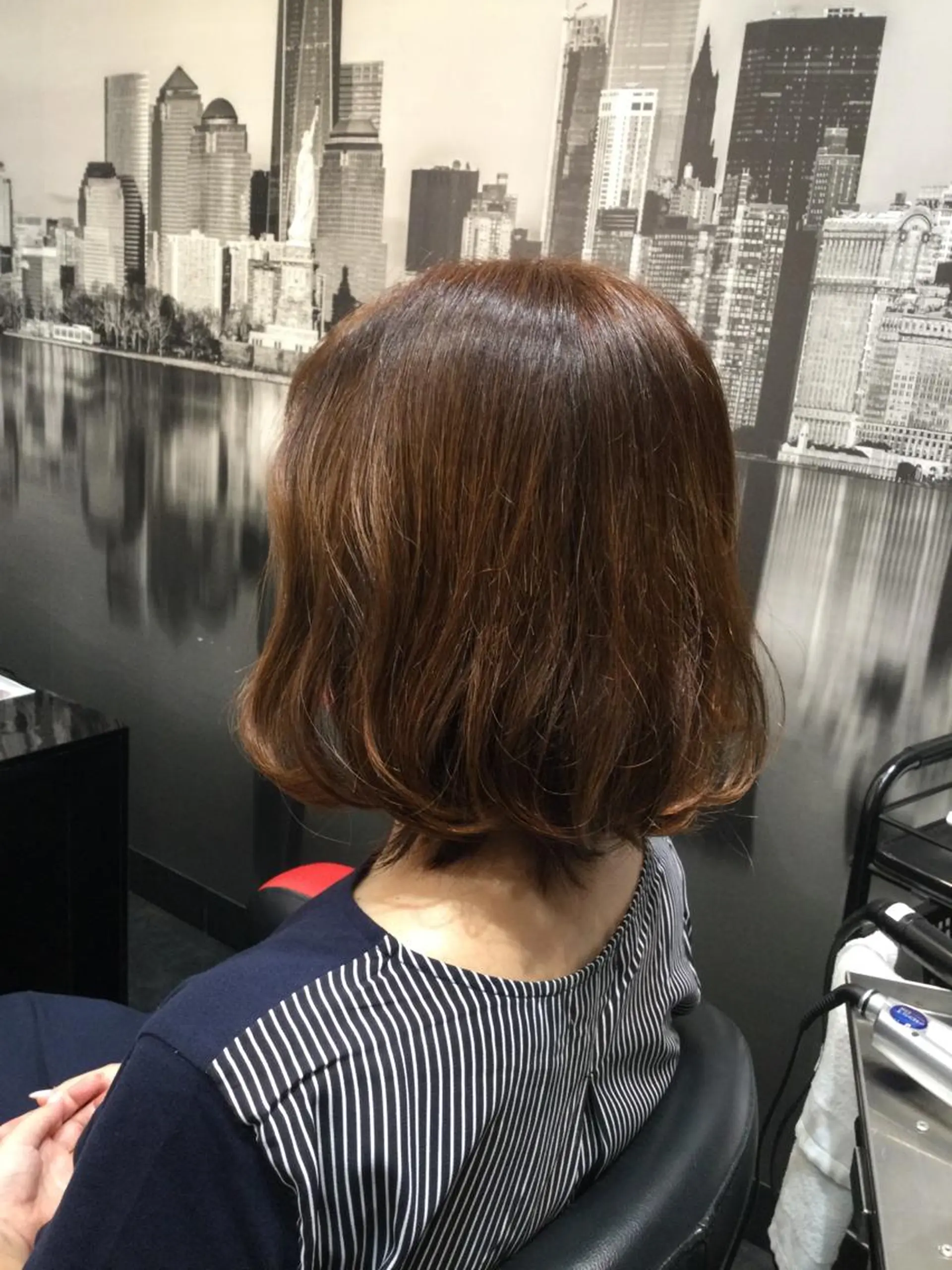 ミディアム カラー Annon プライベートサロンのヘアスタイル