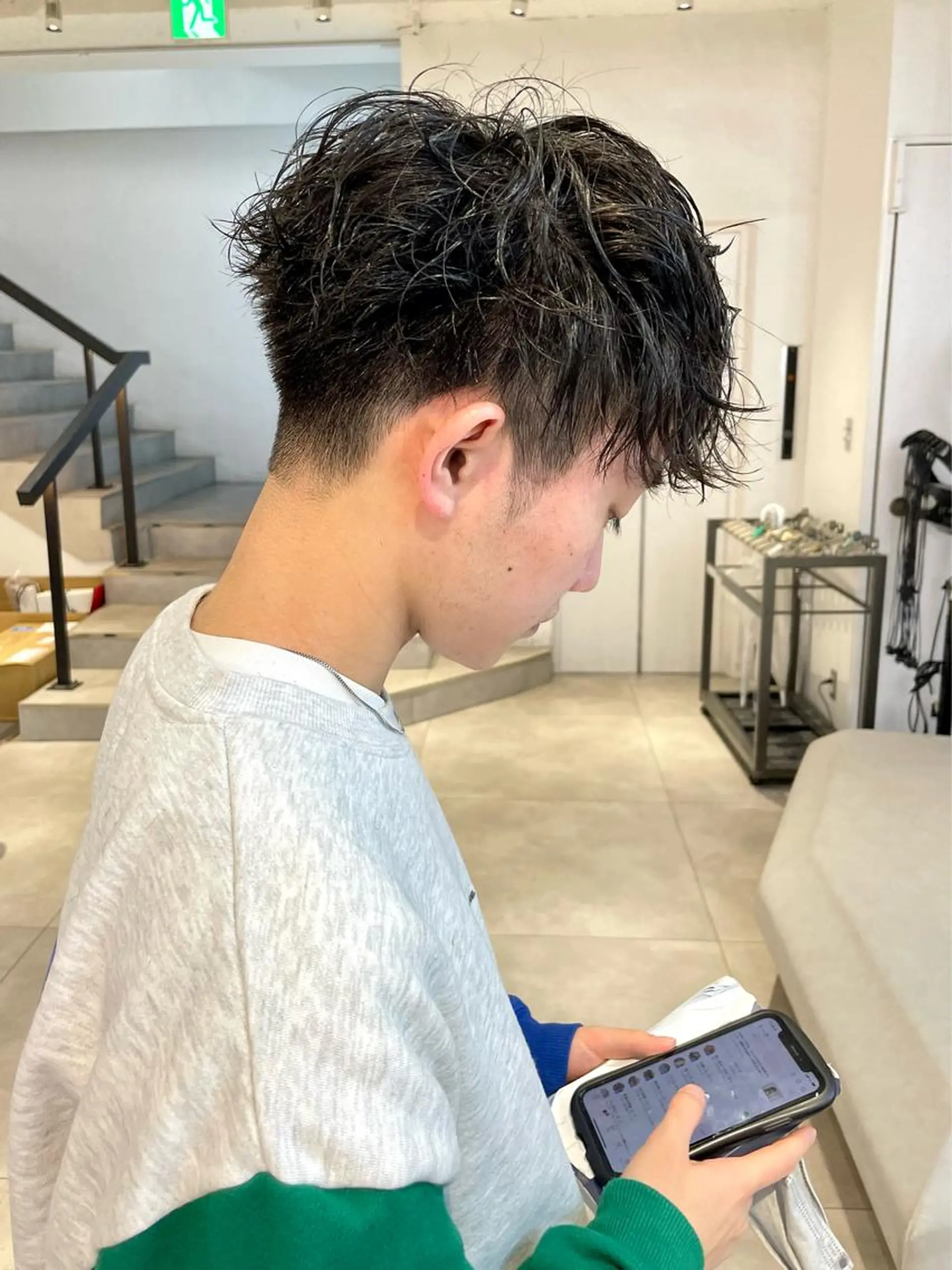 ショート パーマ メンズ 🇰🇷カルマパーマ kaito🇰🇷のヘアスタイル