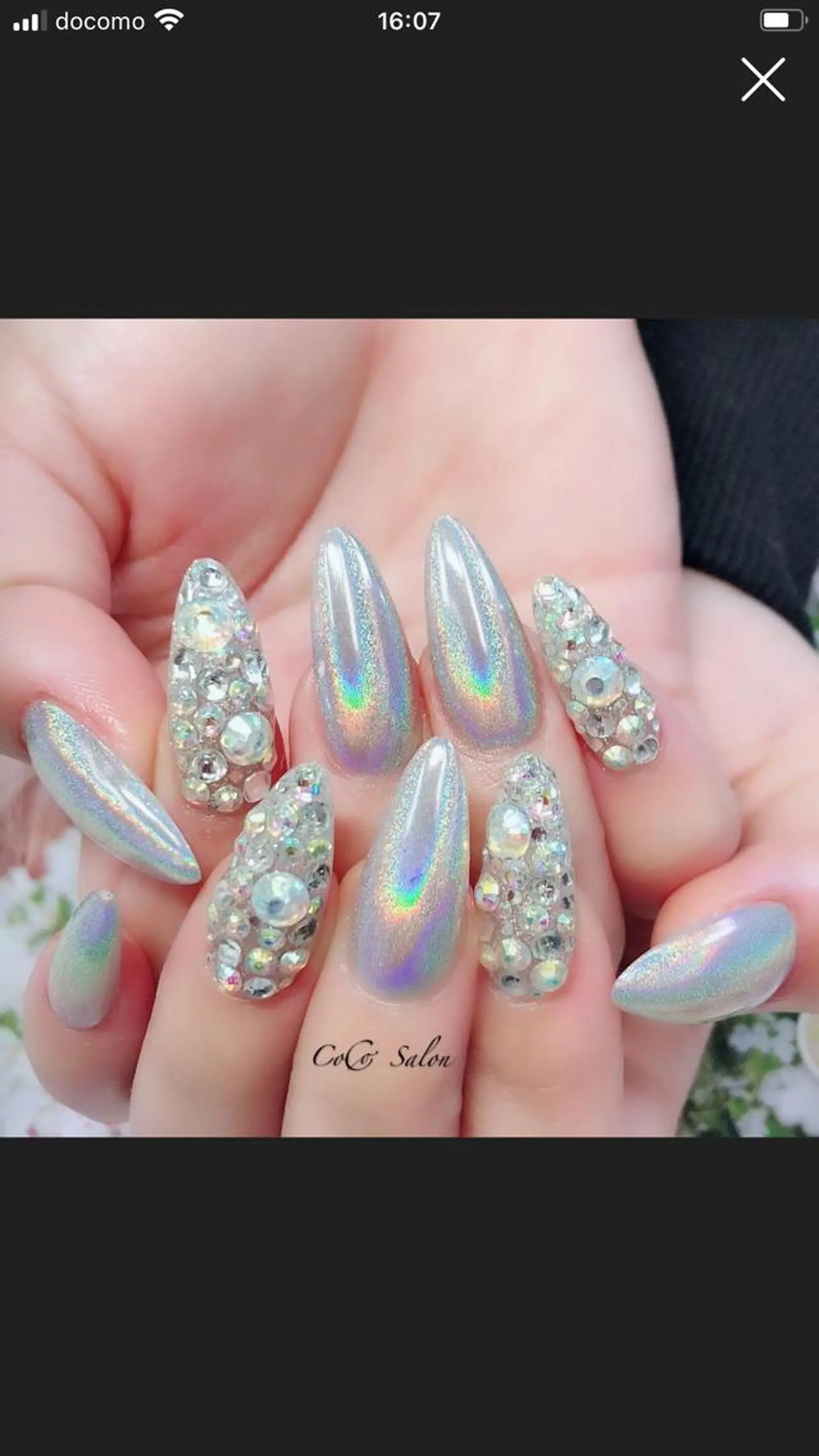 ネイル キラキラネイル CoCoSalon ネイル/まつ毛予約のネイルデザイン