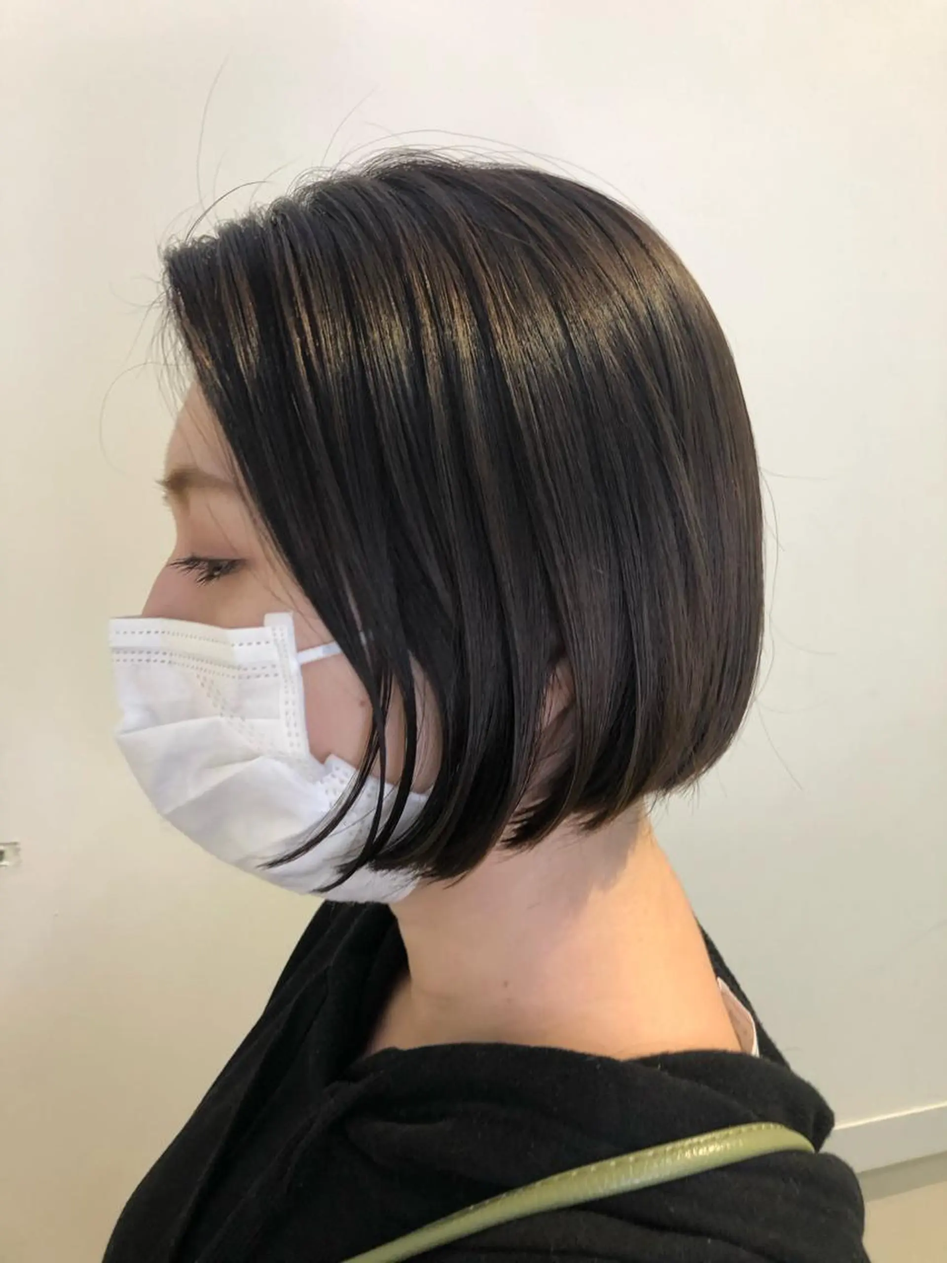 ショート カラー アッシュ 透明感カラー ラベンダーカラー ラベンダーアッシュ ボブ ヘアカラー トリートメント 綿貫 美香のヘアスタイル