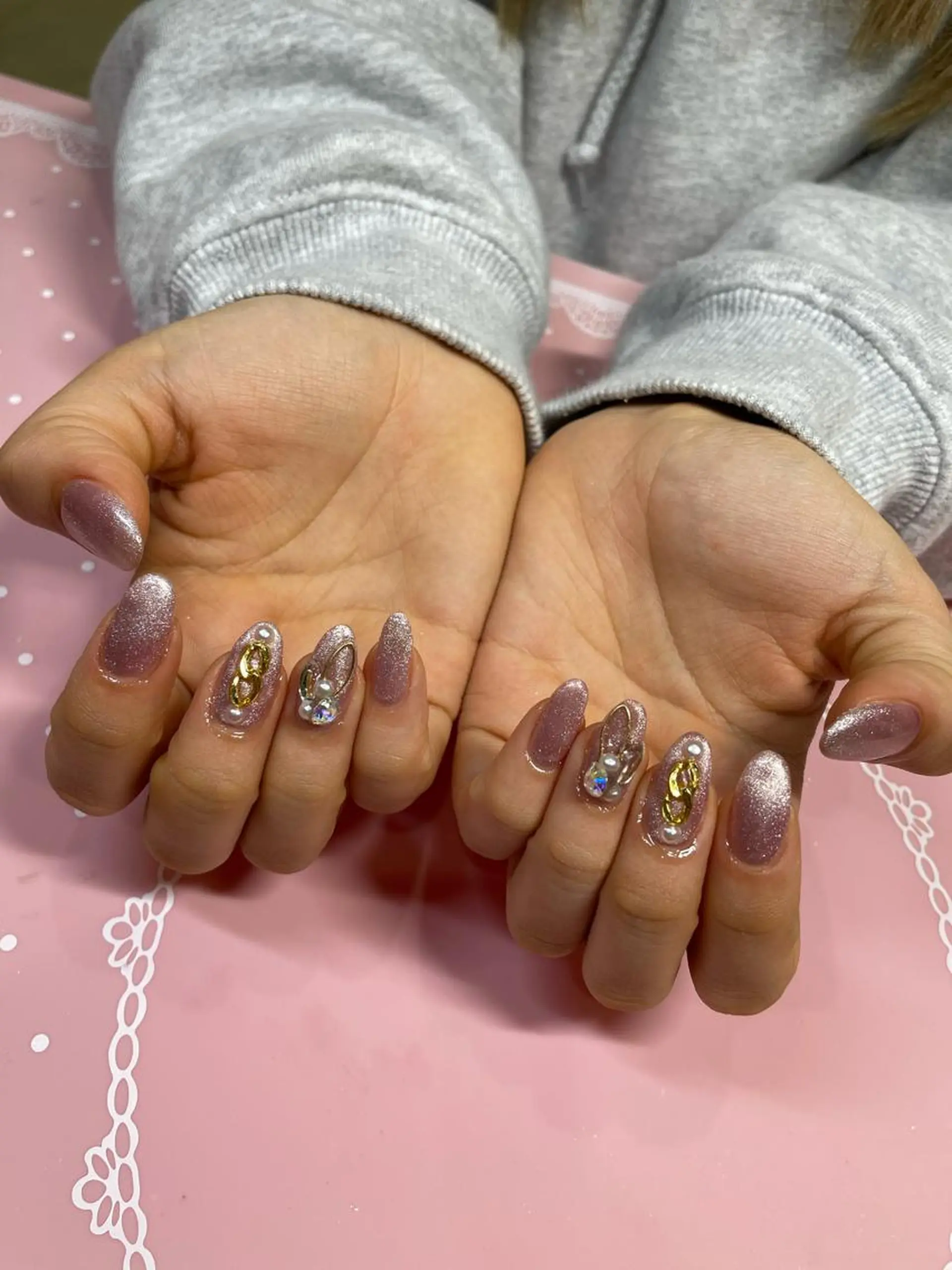 ミディアム ネイル 《LB》ラブリエ Nail&eyeのマツエク・マツパデザイン