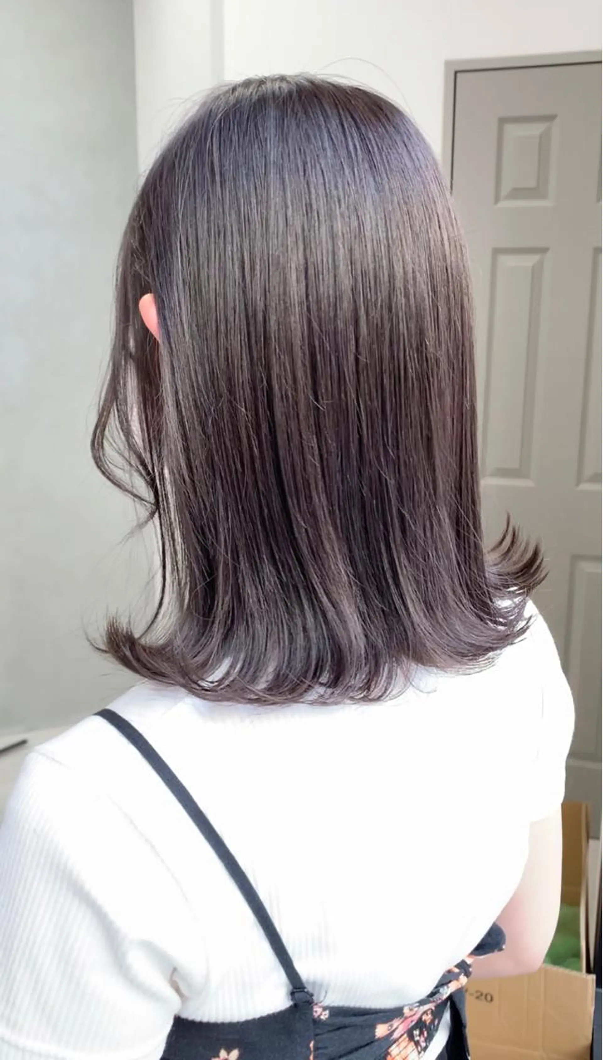 ミディアム カラー グレージュ ラベンダーカラー ヘアカラー トリートメント 💈平島 拓也💈のヘアスタイル