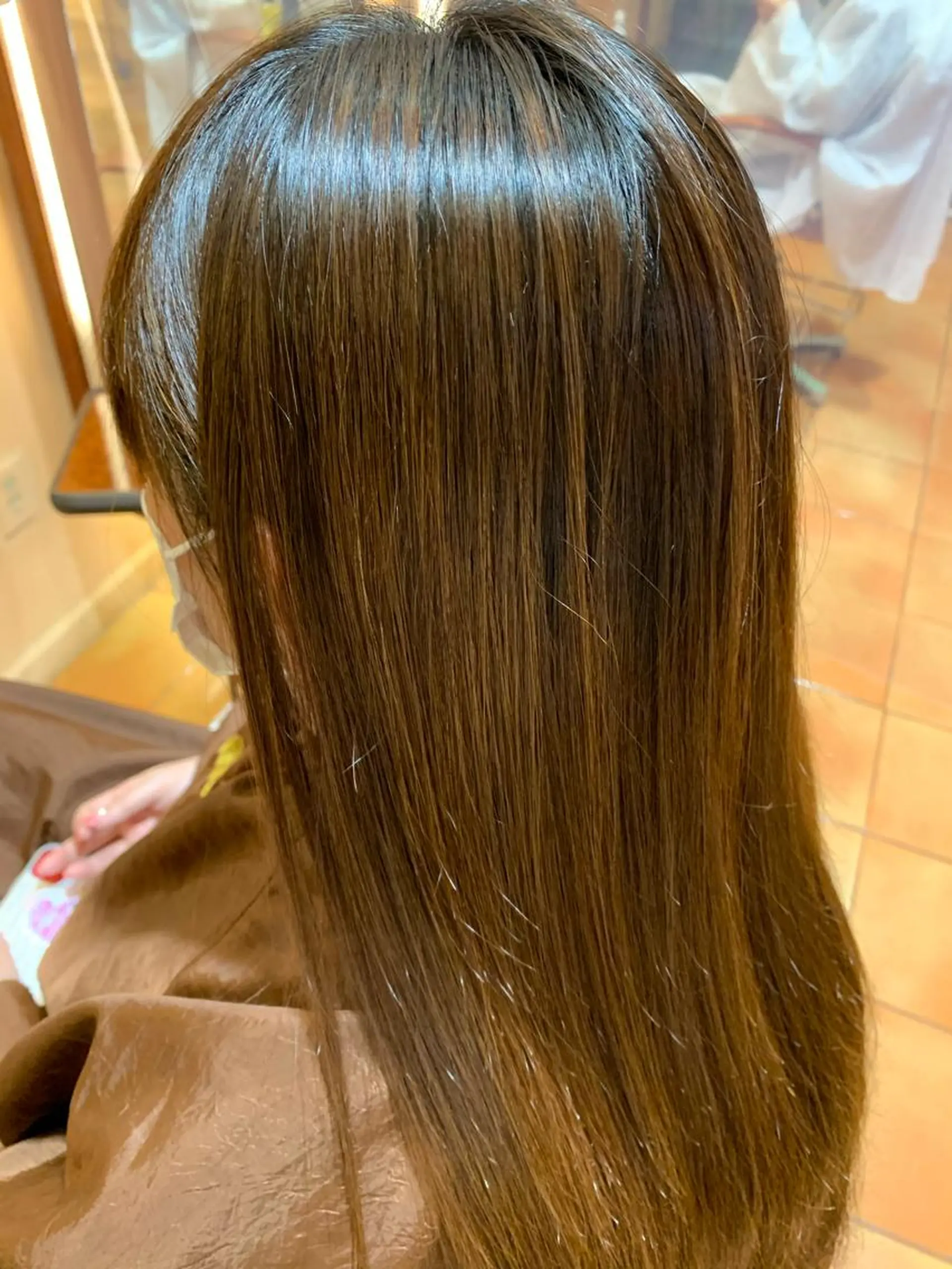 ロング 縮毛矯正 morio from london所属・🎉骨格矯正カット ばば　としまさのヘアスタイル