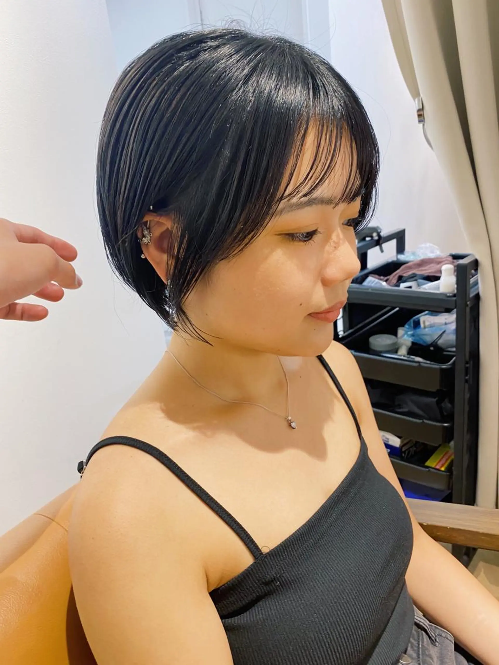 ショート カラー カット ヘアカラー トリートメント IVORY.所属・🟩白髪ぼかし/ボブ /ショートヘア/大司のヘアスタイル