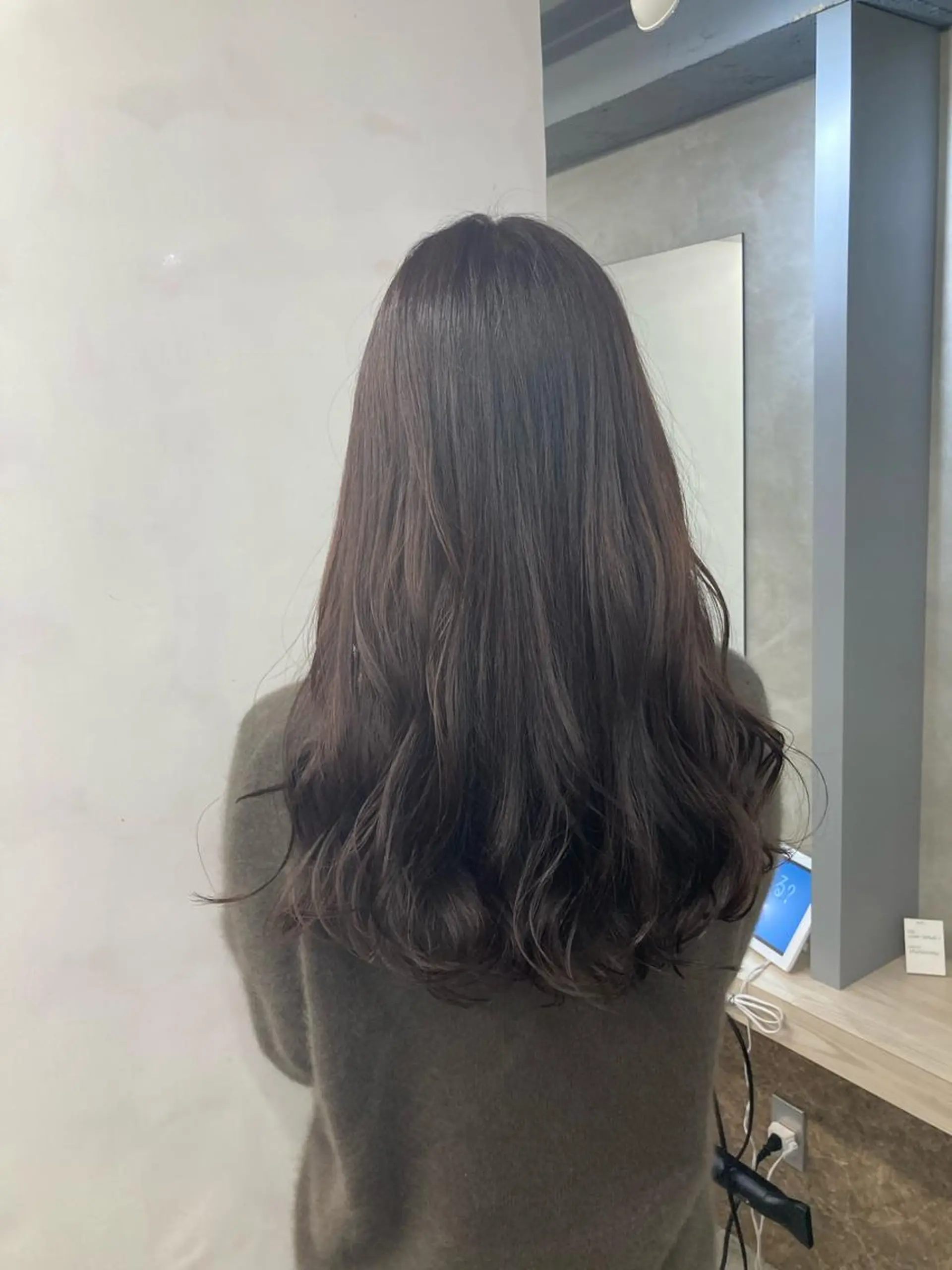 ロング カラー ブラウンカラー チョコレートブラウン ヘアカラー トリートメント ブリーチ&似合せボブ 田中寛十のヘアスタイル