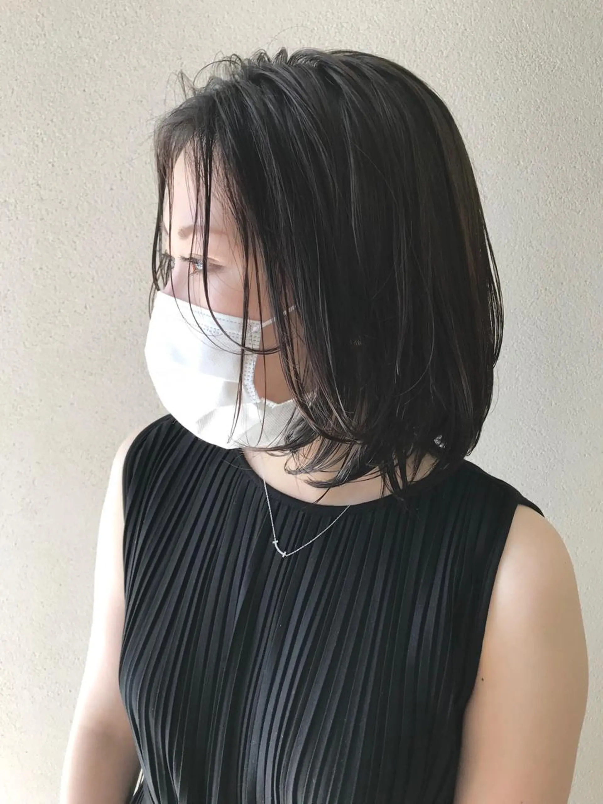 ミディアム ボブレイヤー ミディアムレイヤー ボブ レイヤーカット 沢田 瞳のヘアスタイル