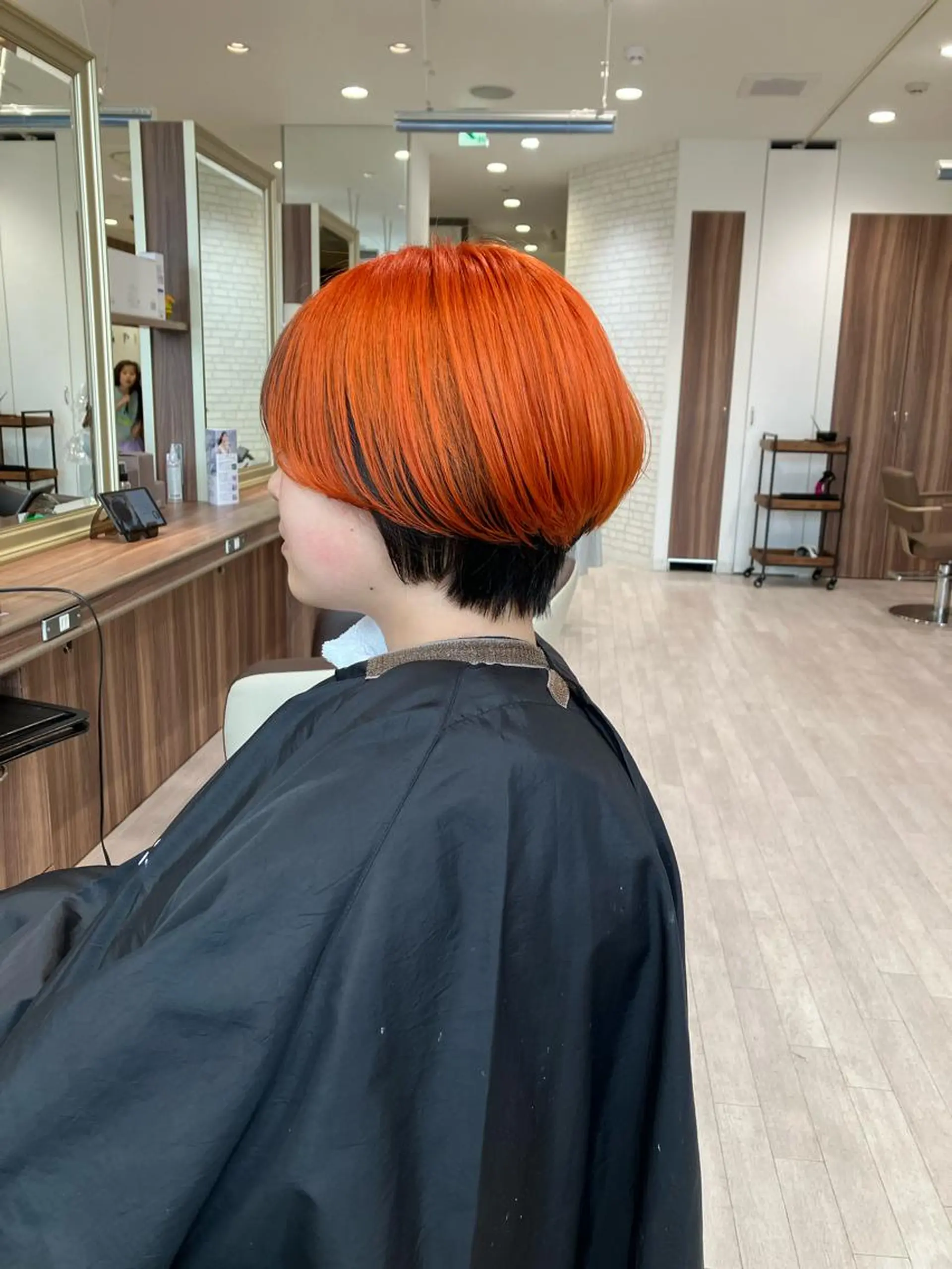 ショート カラー ヘアカラー Re:st所属・Miyavi/カラー ショートボブのヘアスタイル