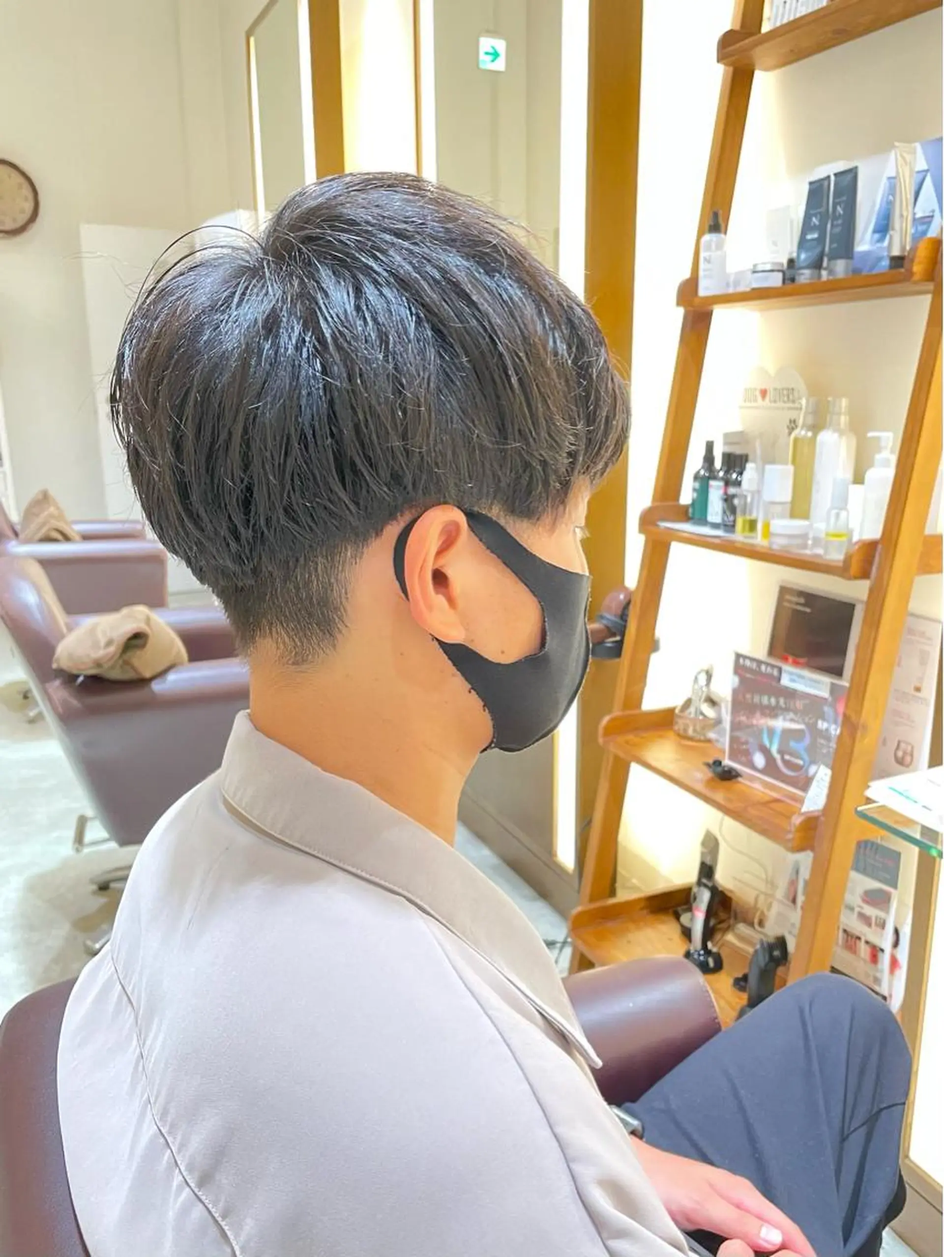 メンズ 新谷 玲日のヘアスタイル