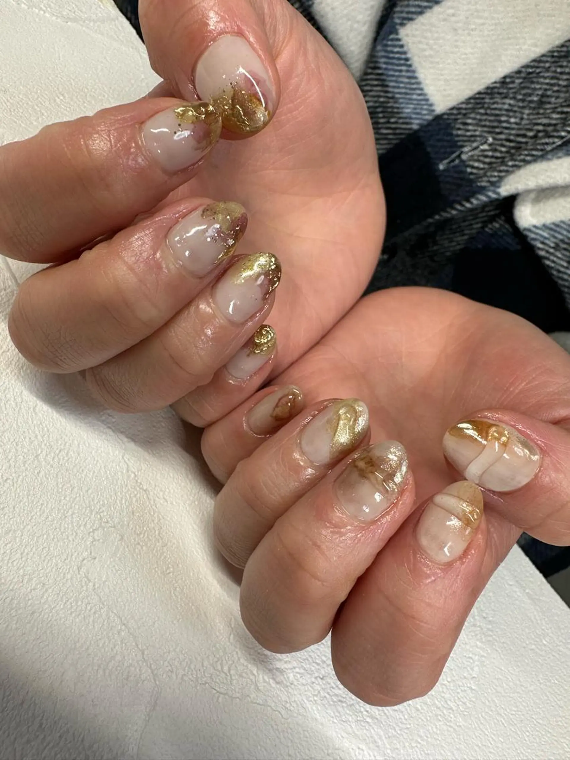 ロング カラー ヘアアレンジ キッズ ネイル マツエク・マツパ アイブロウ 福田 加奈のネイルデザイン