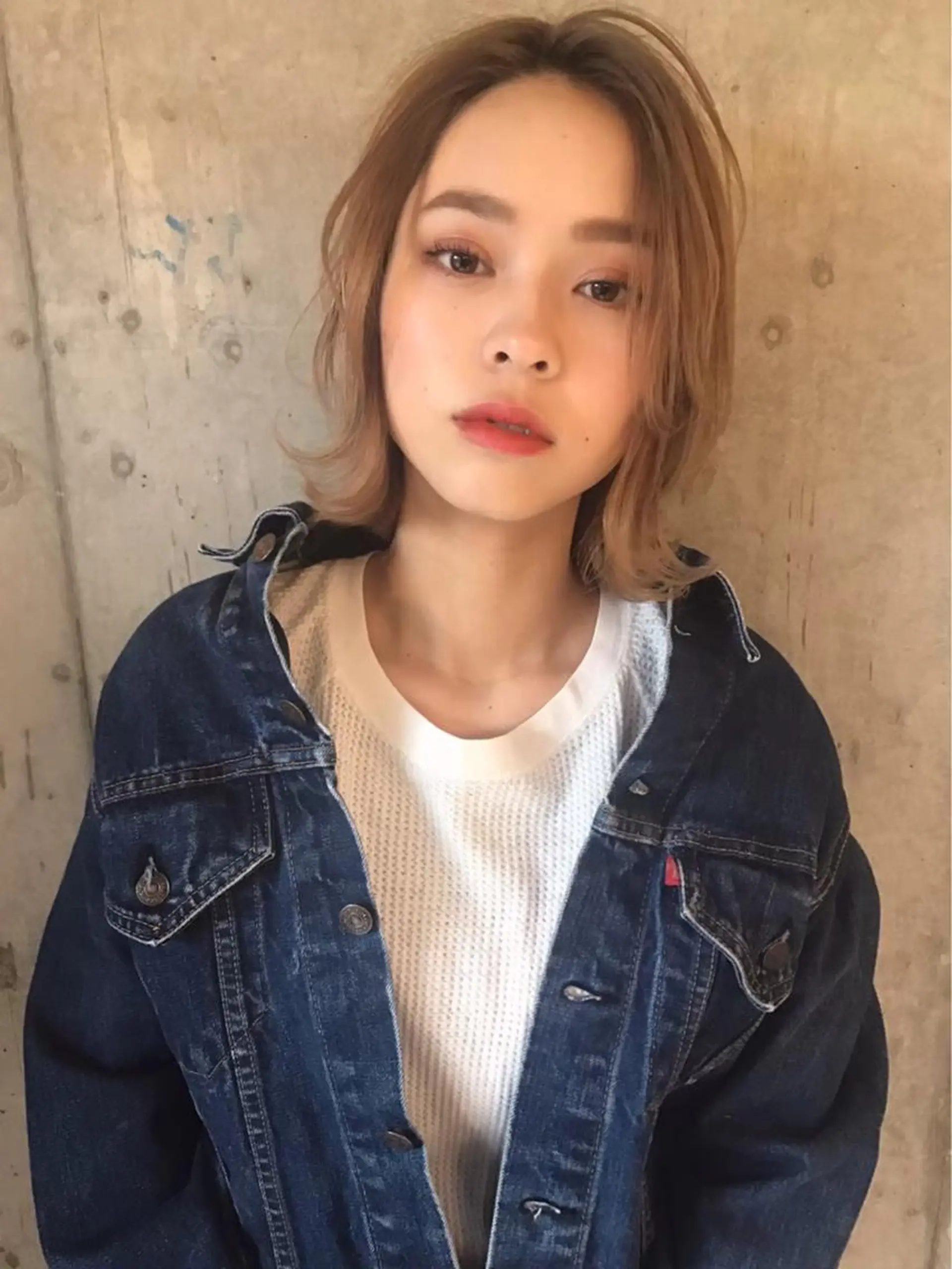 ミディアム カラー パーマ ヘアアレンジ ヘアカラー トリートメント ヘアセット ☃️髪質改善🉐割✨ ❄️“ever”❄️のヘアスタイル