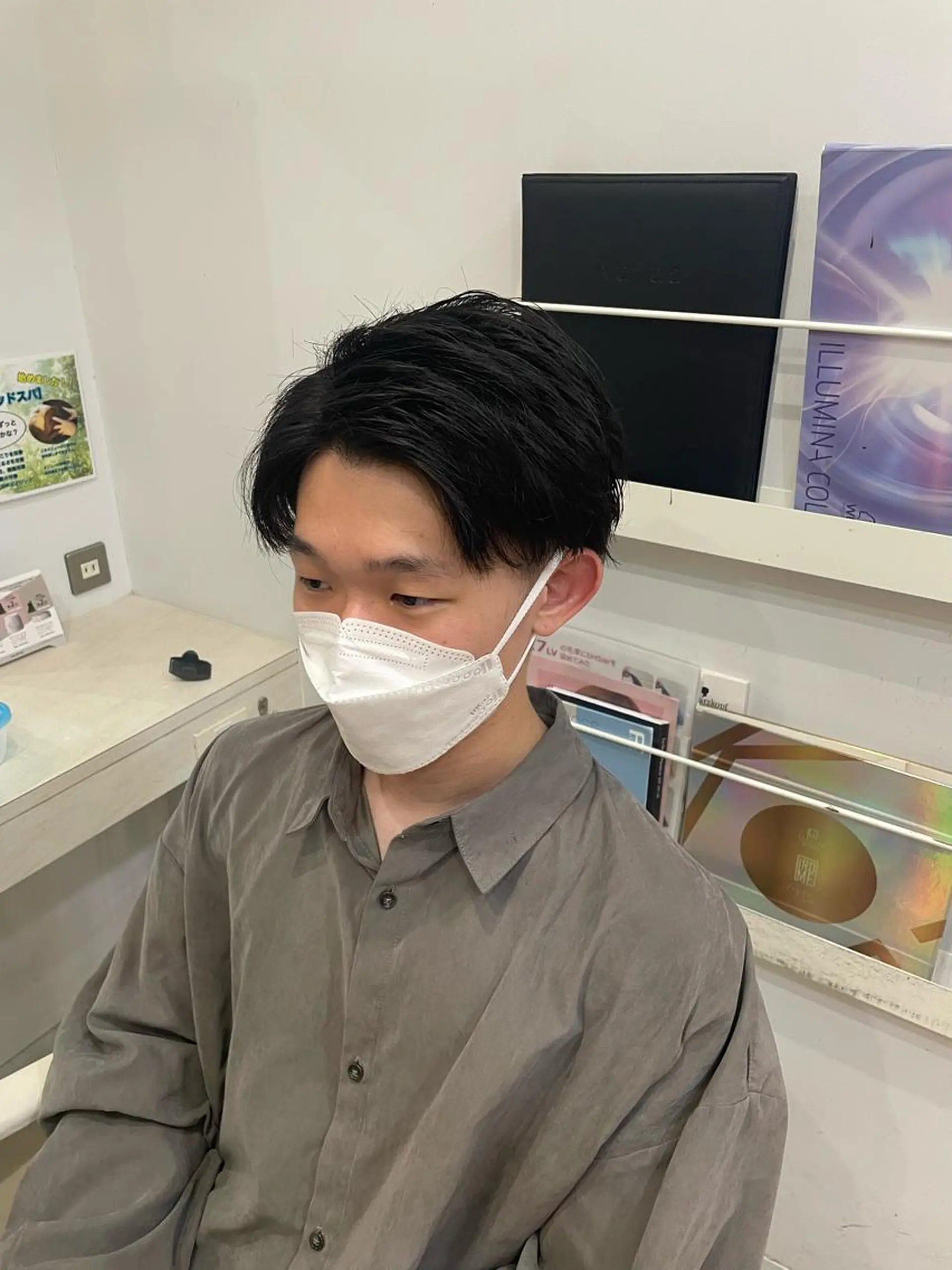 ショート 【髪質改善カラー】 瀧田嵐士🇰🇷のヘアスタイル