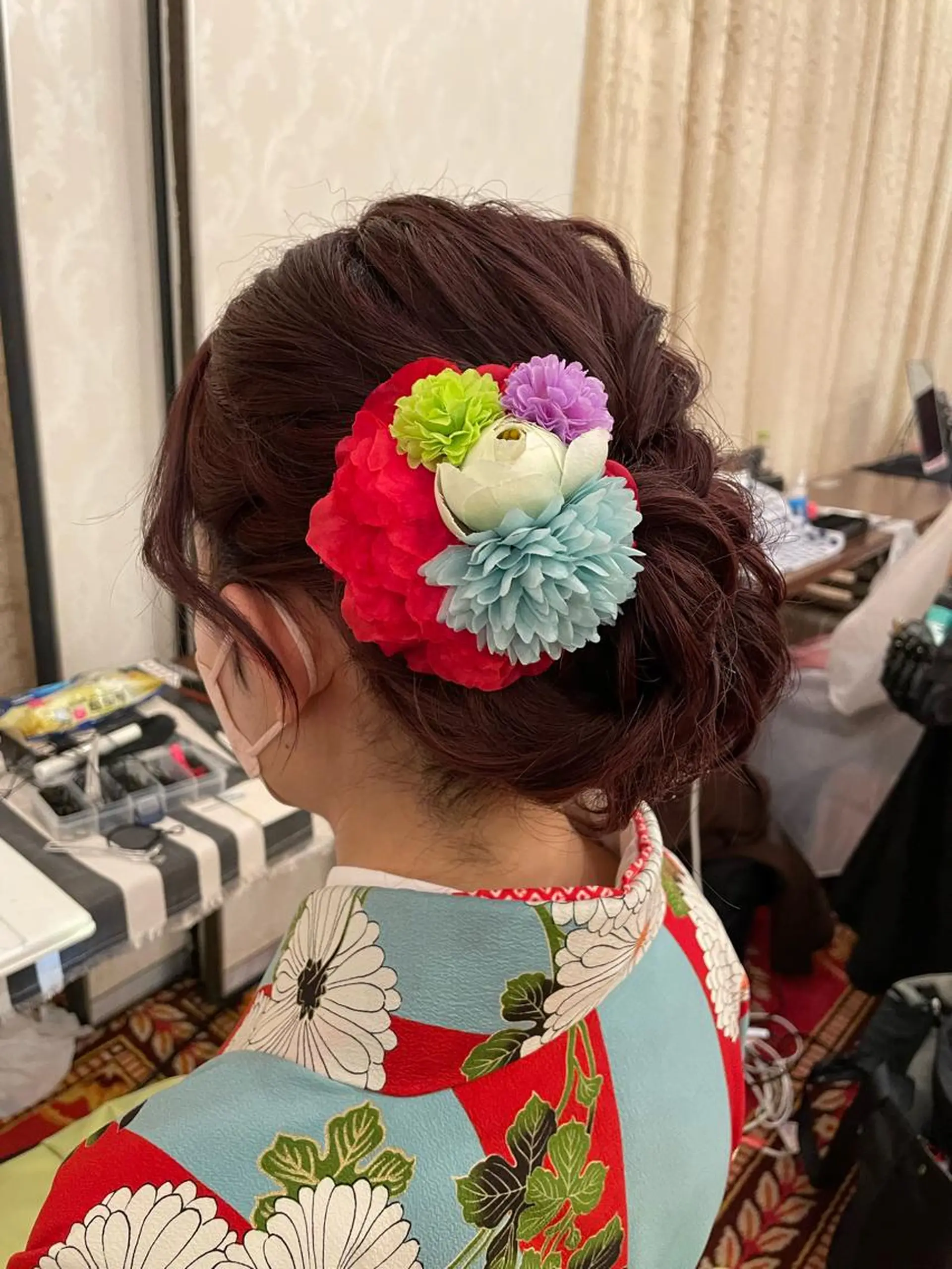 ミディアム 六本木/ヘアセット /hairmakeのヘアスタイル