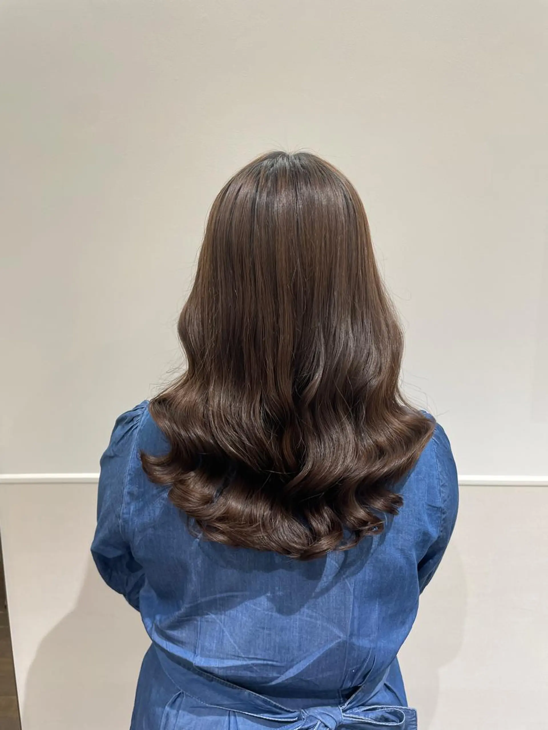 セミロング セミロングパーマ 韓国風ヘア 縮毛矯正/レイヤー /ひかるのヘアスタイル