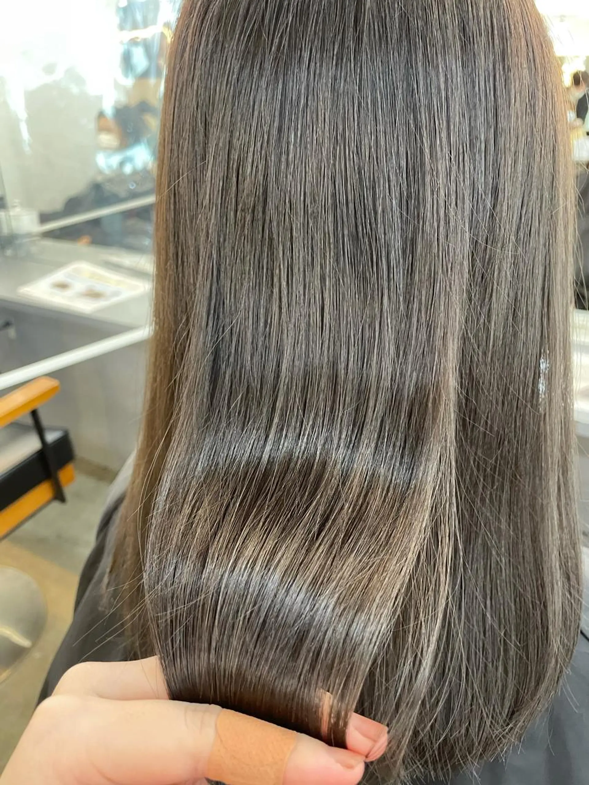 セミロング トリートメント 🤍韓国ヘア🇰🇷 タバタサオリ🤍のヘアスタイル