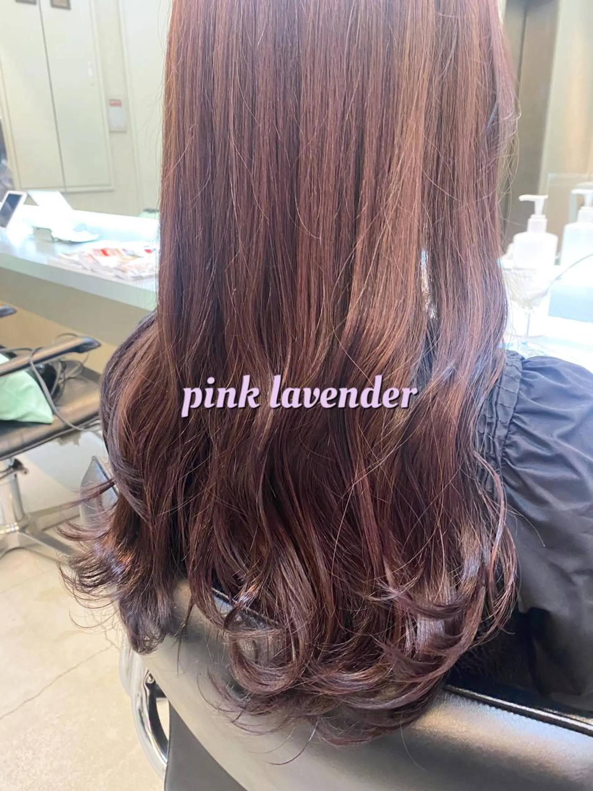 ロング カラー カット ヘアカラー トリートメント 岡野 静華のヘアスタイル