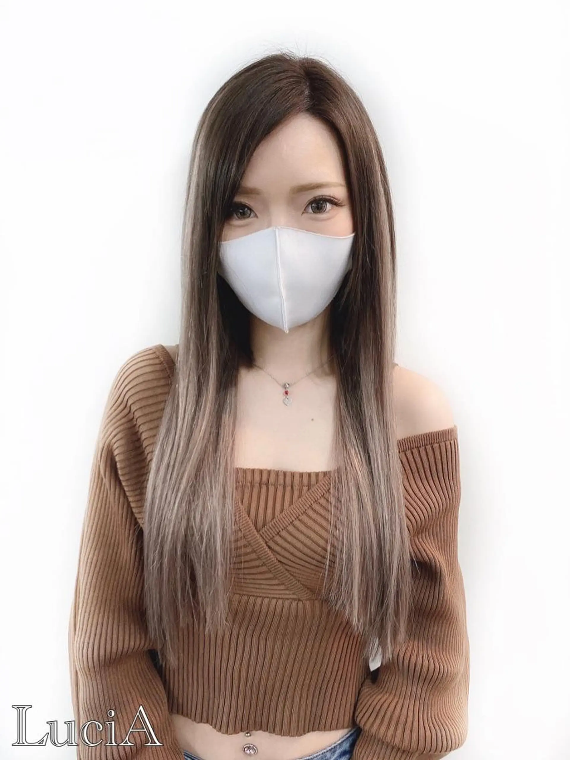 ロング ヘアアレンジ カラー エクステ トリートメント LuciA/エクステ カラーのヘアスタイル