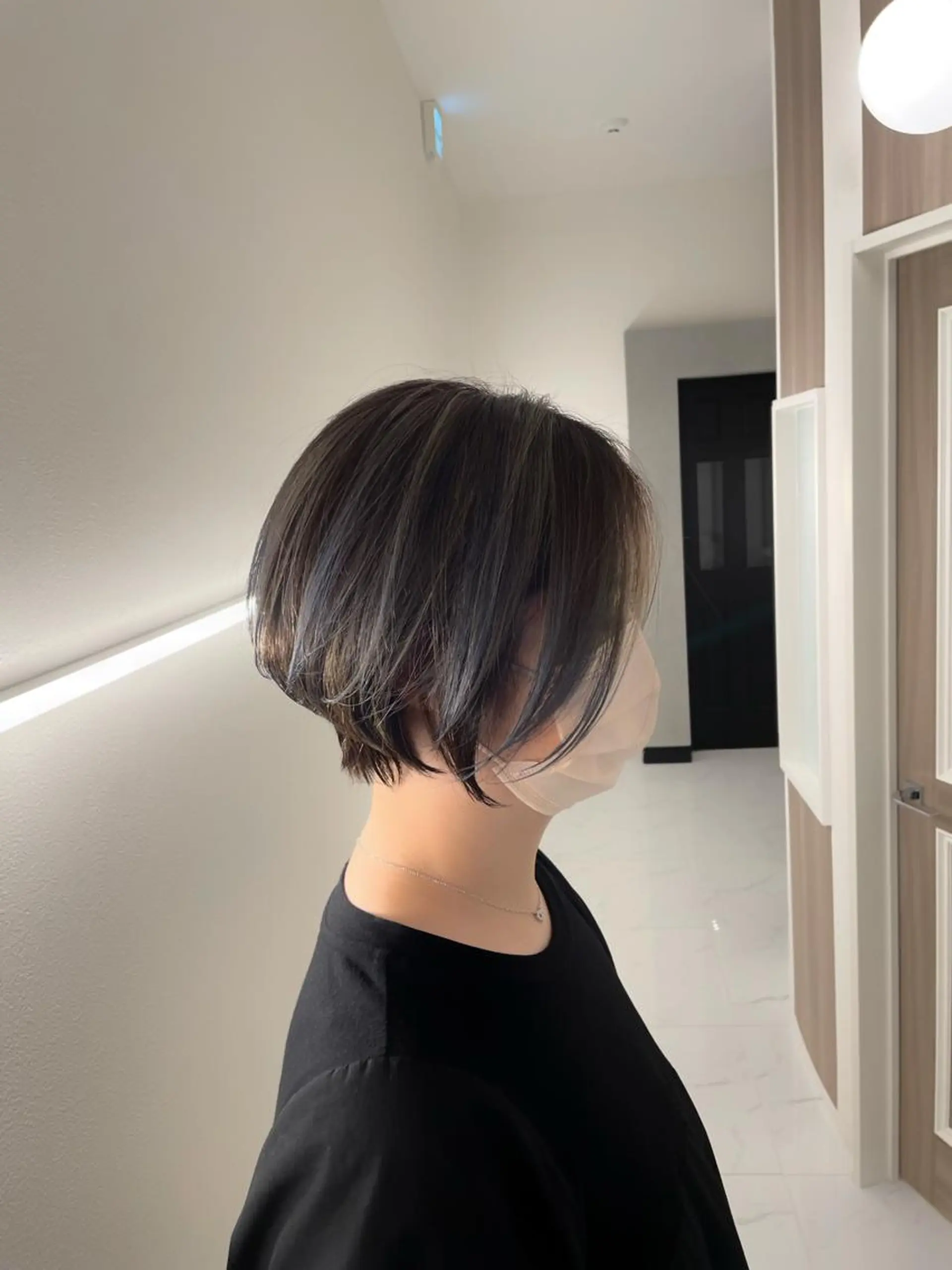 ショート カラー 似合わせスタイル 岡田勇哉のヘアスタイル