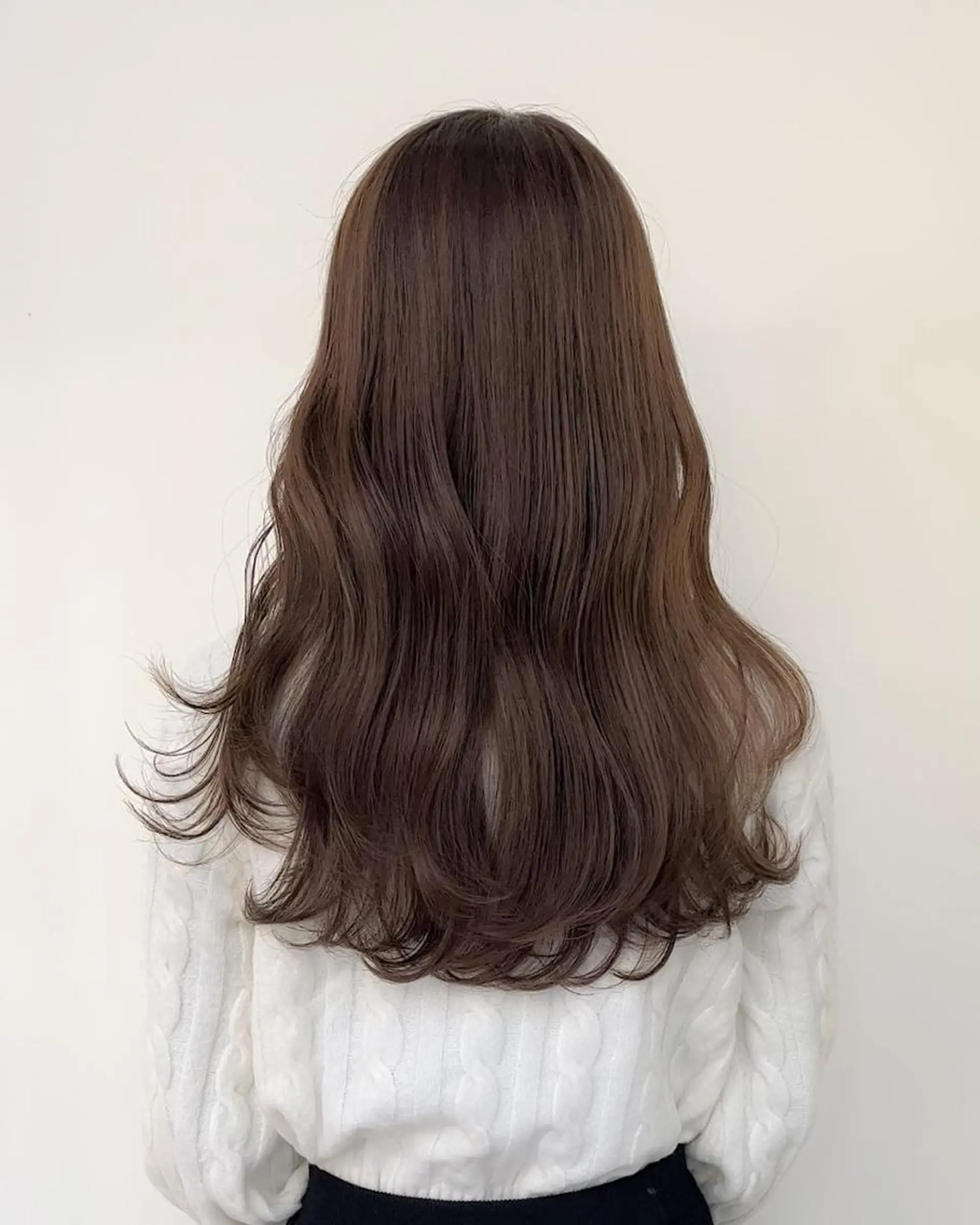 ミディアム カラー 透明感カラー グレージュ ヘアカラー トリートメント ミタニ/髪質改善 /レイヤーカットのヘアスタイル