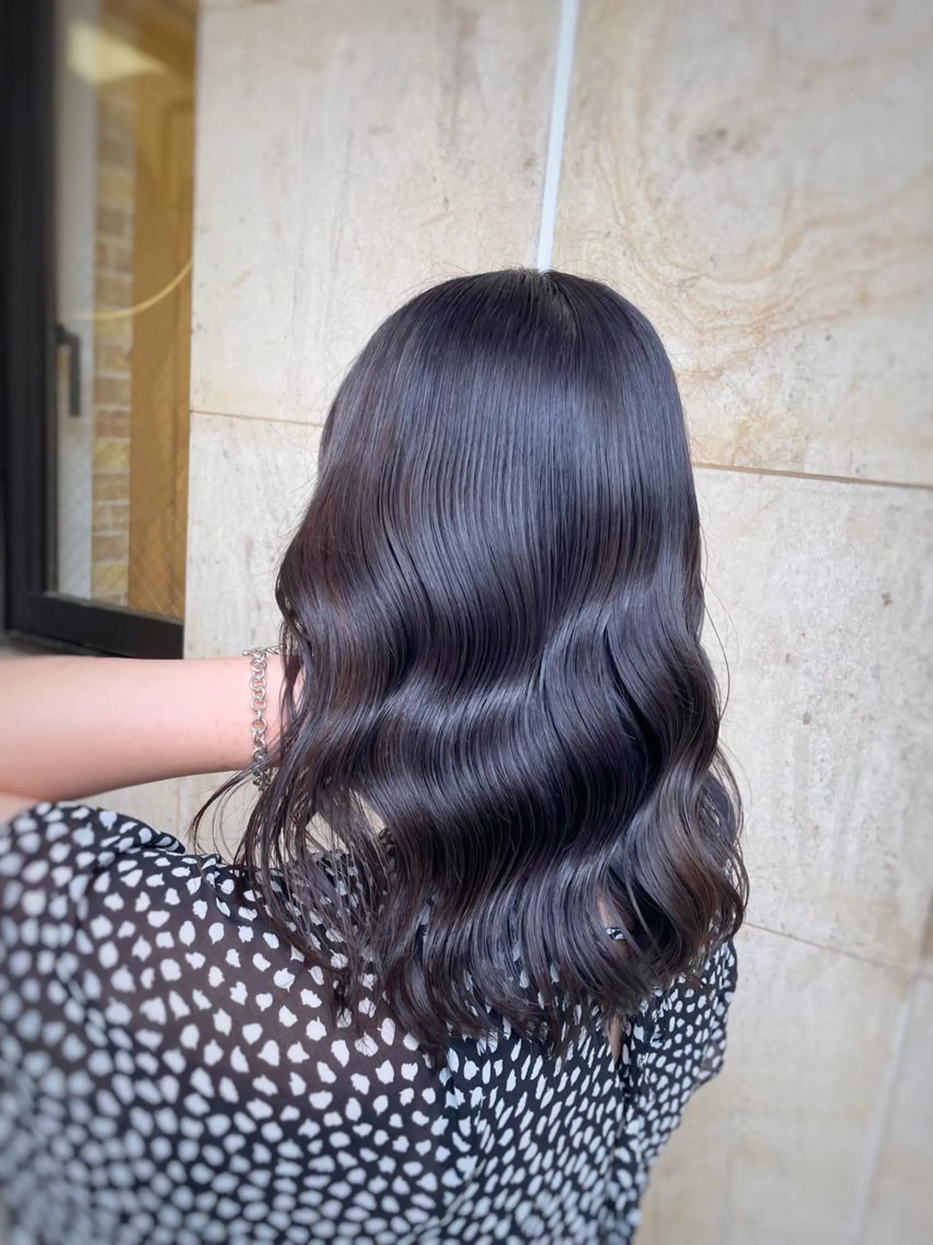 ミディアム カラー ミヤザキ タクトのヘアスタイル