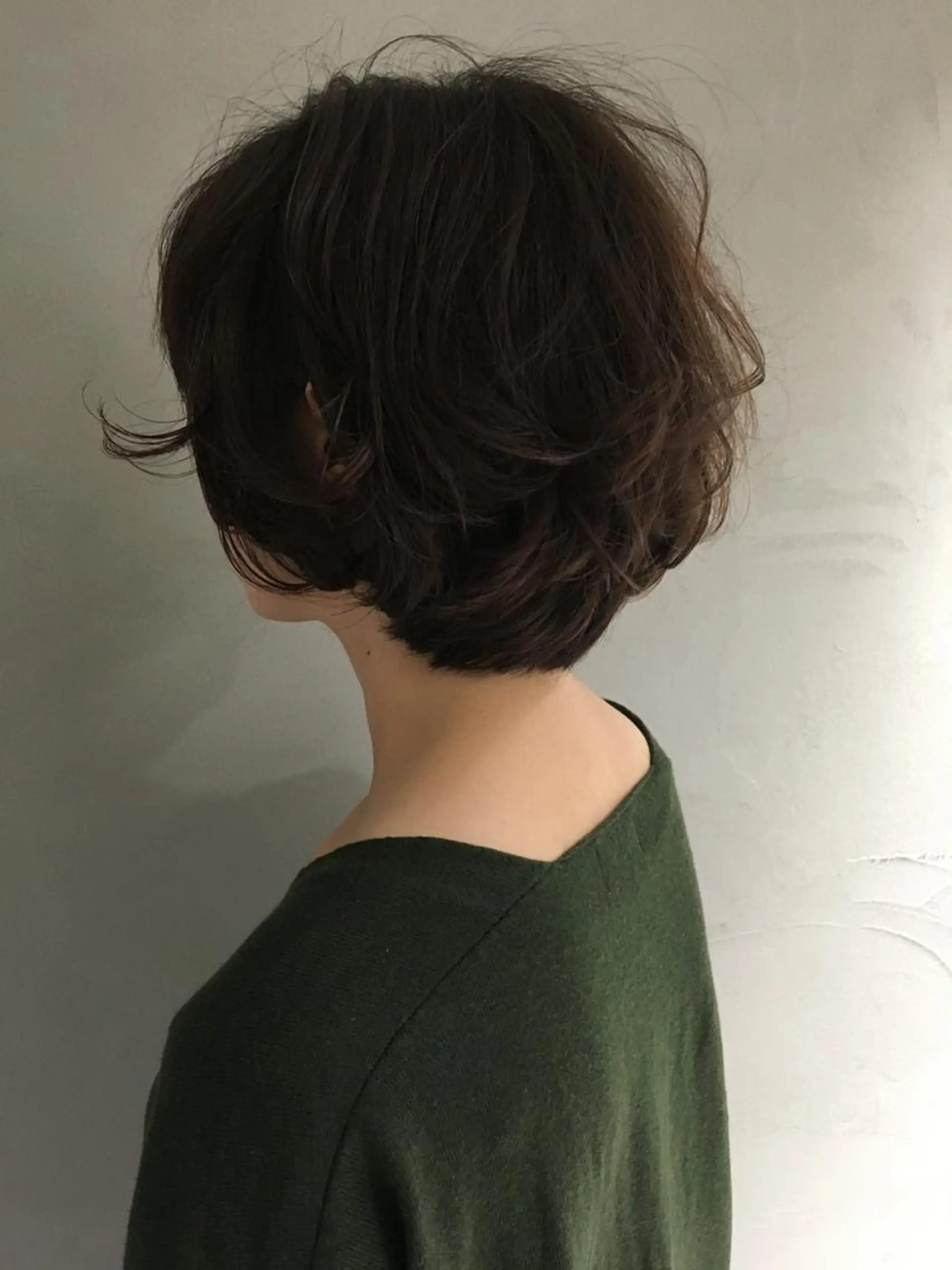 ショート カラー アディクシーカラー グレージュ 代表　土屋ヒロユキ ショートカットのヘアスタイル