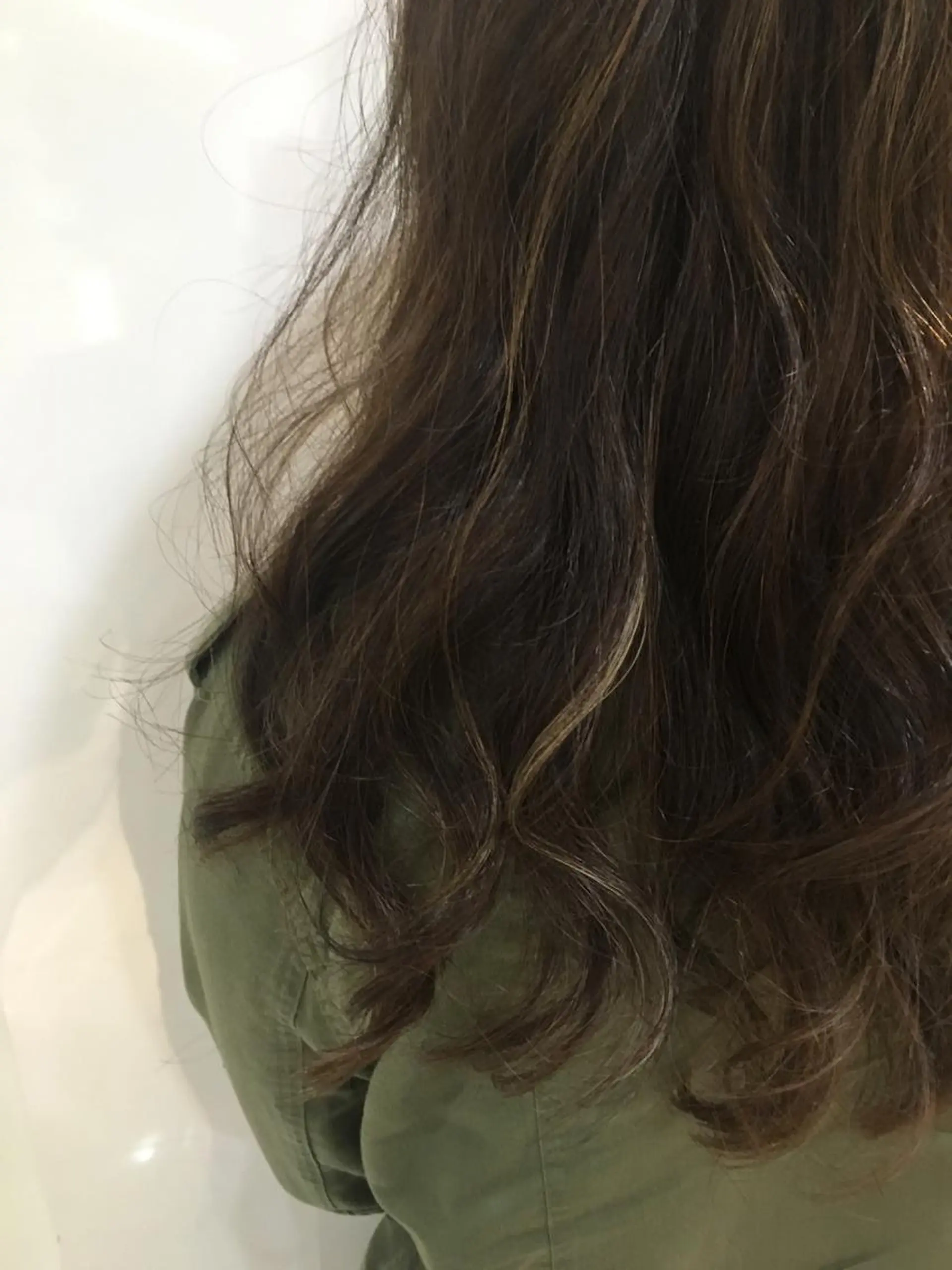 ミディアム セミロング ロング カラー アッシュ ハイライトカラー ハイライト NORME所属・NORME経堂 nonのヘアスタイル