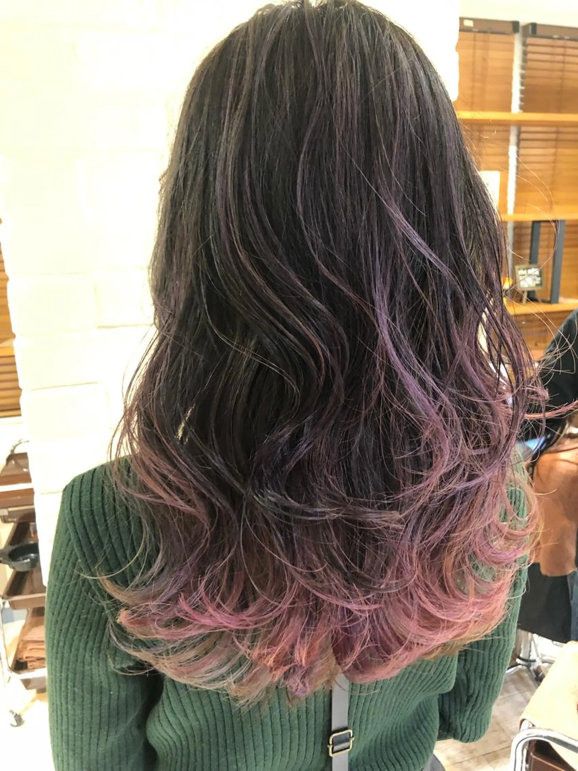 セミロング カラー olino 【オリノ】西田辺のヘアスタイル