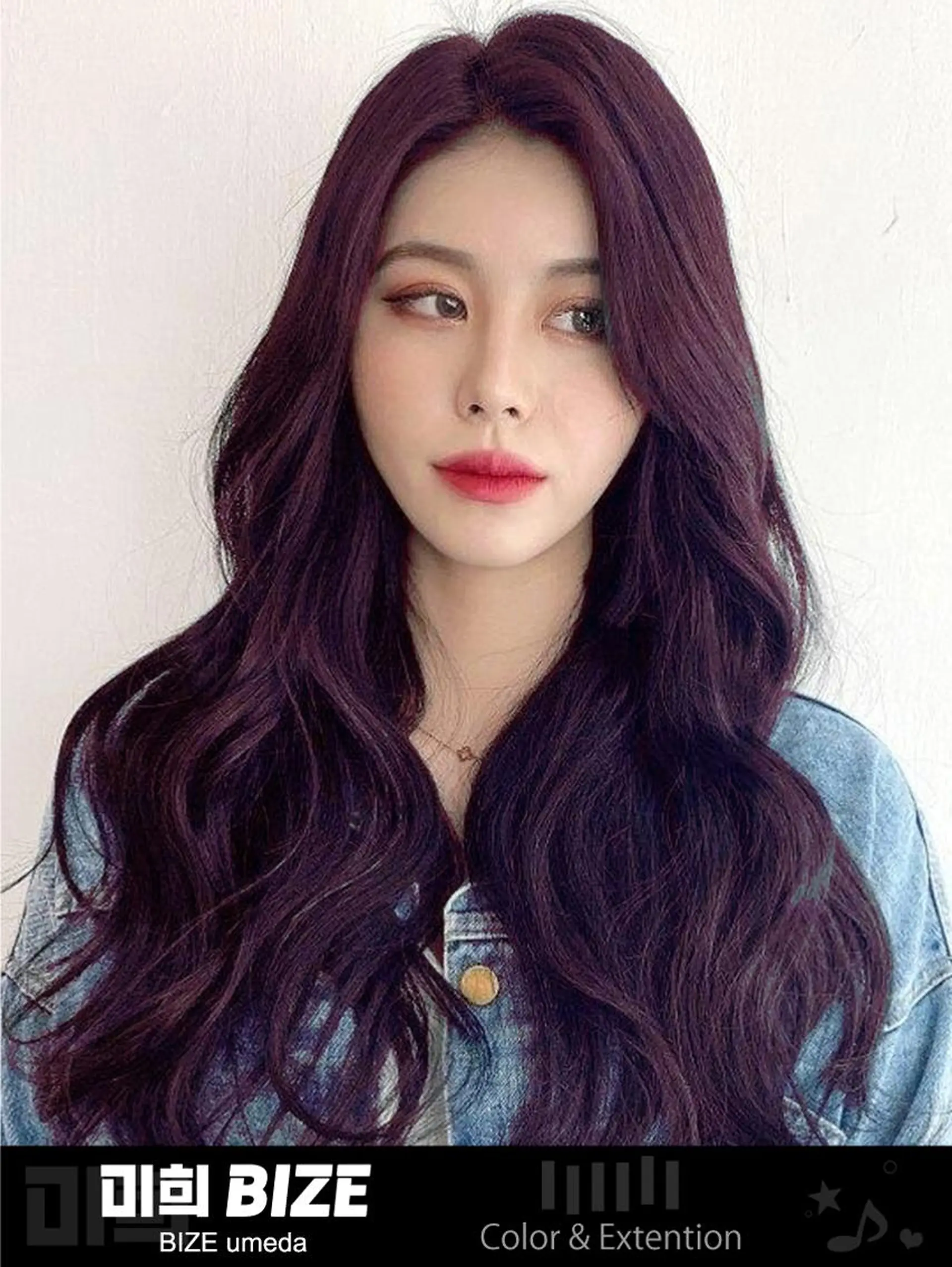 ロング 韓国特化🇰🇷 エクステのヘアスタイル