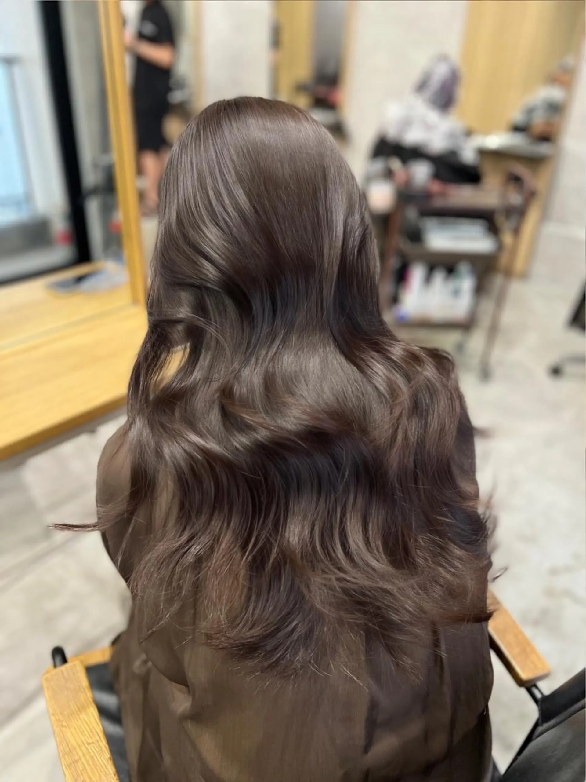 ロング カラー カット ヘアカラー トリートメント ヘッドスパ ヘアセット 韓国レイヤー/ 顔周り💕田中将吾のヘアスタイル