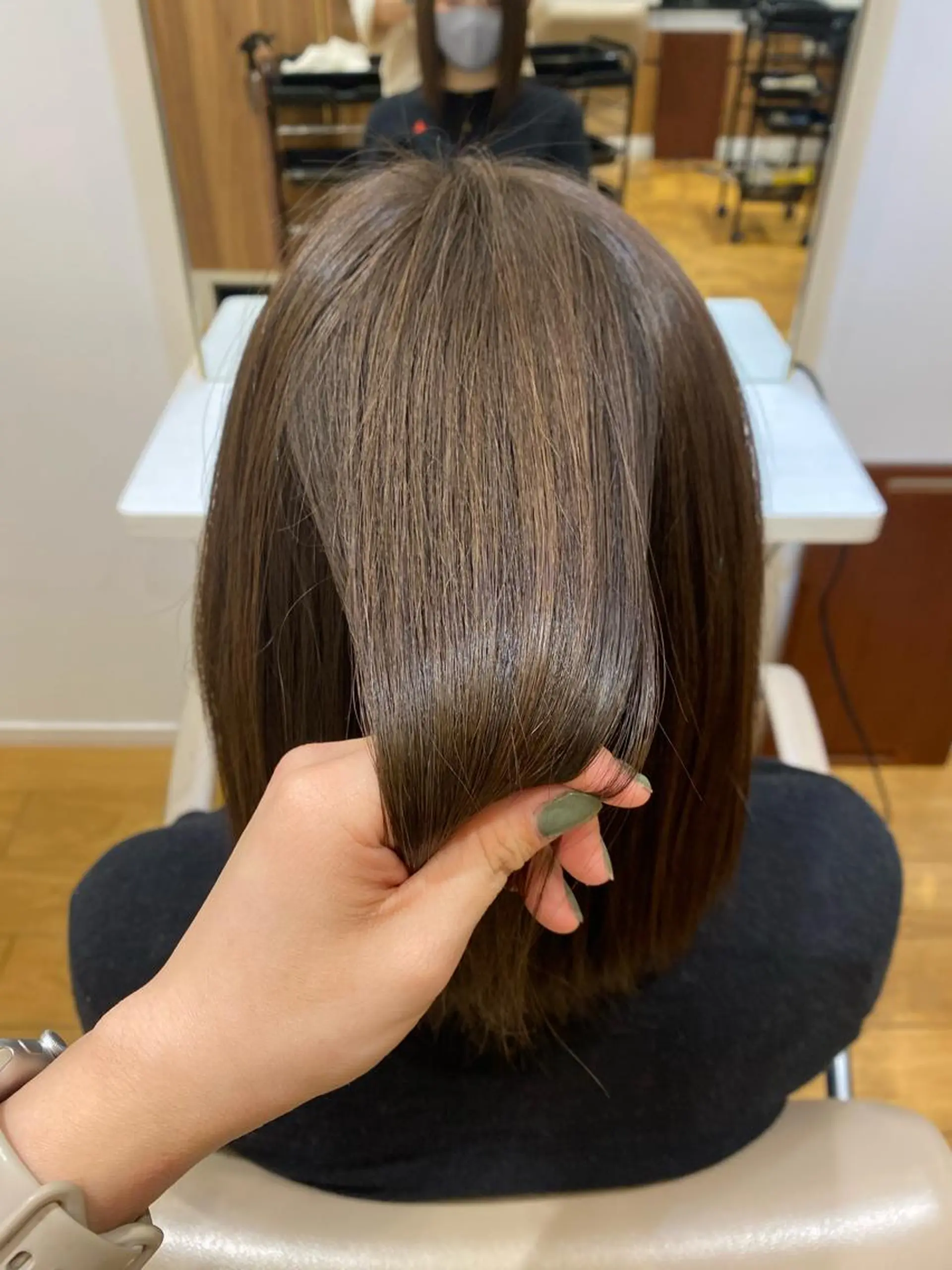 セミロング カラー パーマ ヘアアレンジ レイヤー/メンズ🥑 マエダアズミ🥑のヘアスタイル