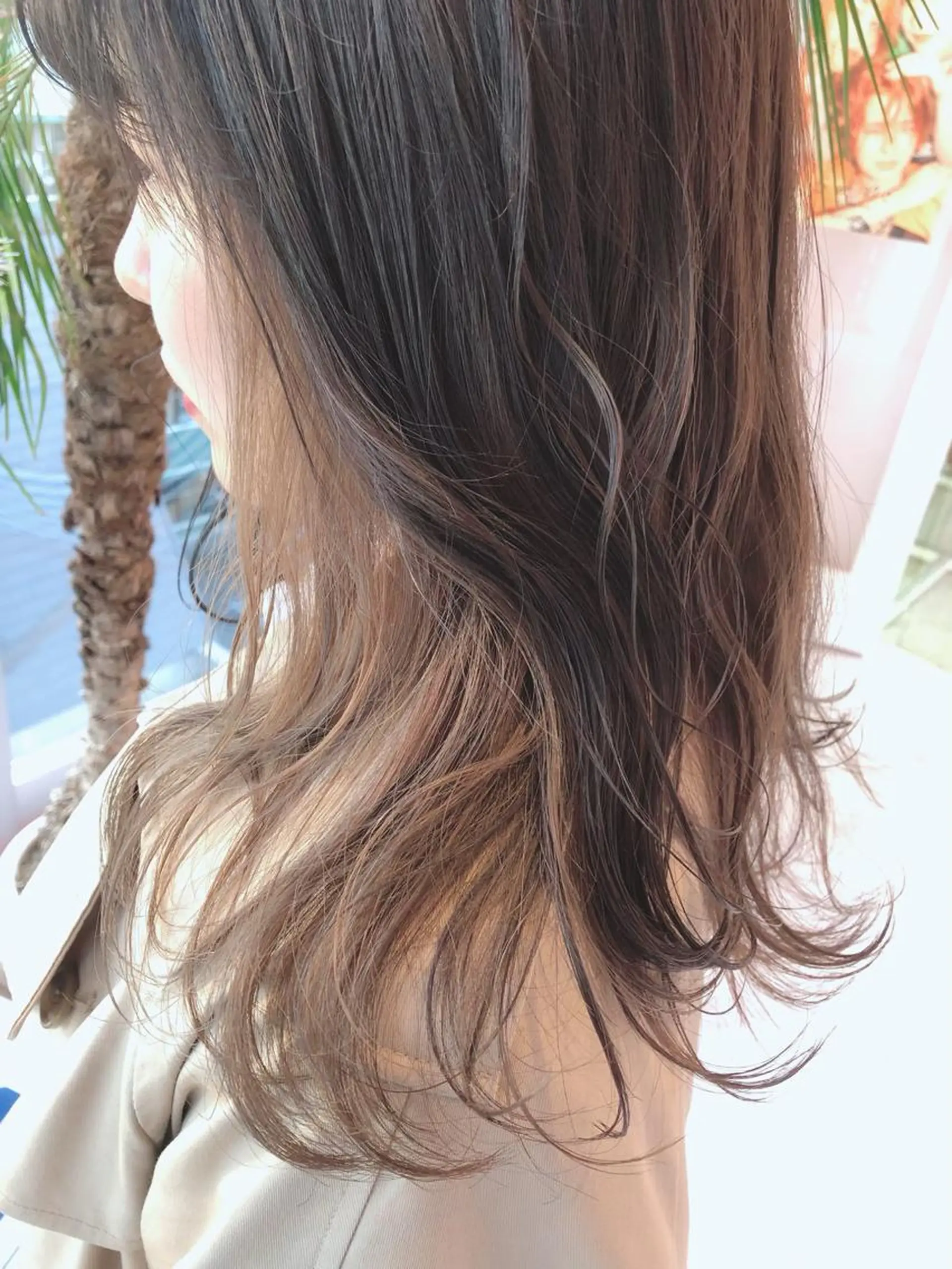 ロング 1%【横浜】 髪質改善&ケアカラーのヘアスタイル