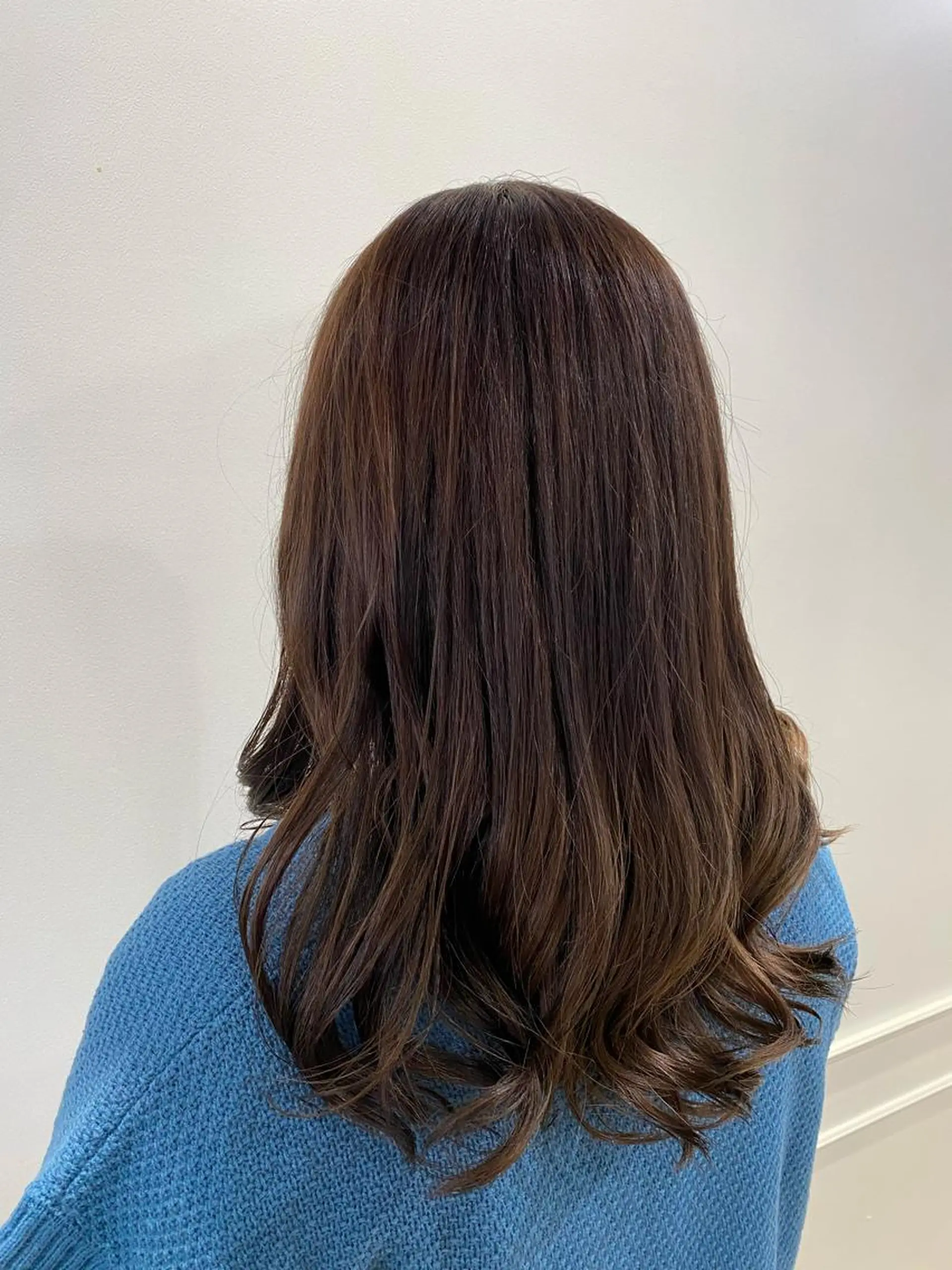 ロング カラー 福田 里央のヘアスタイル