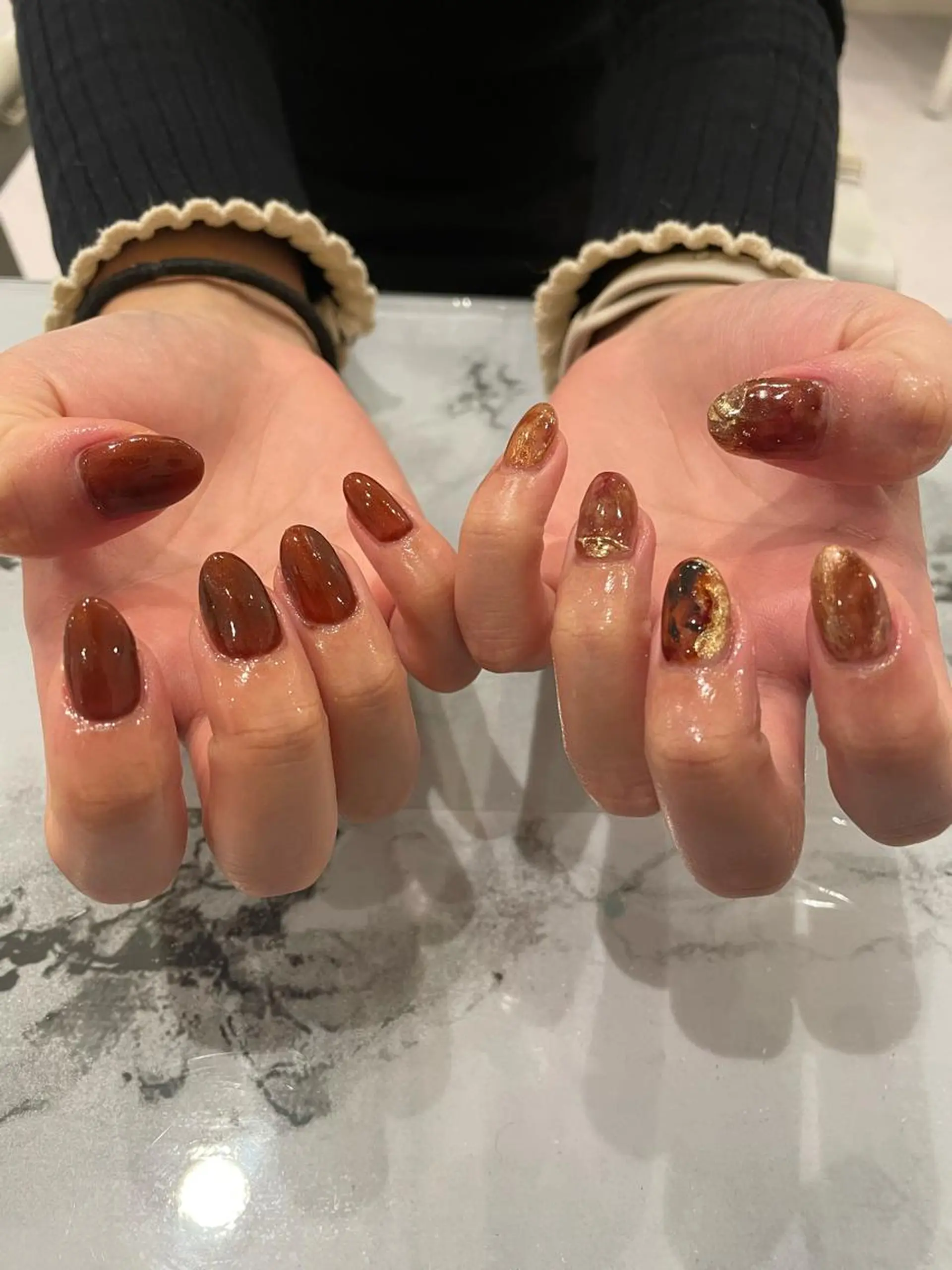 ネイル 束感まつ毛/ネイル/ LED♥KIRARAのマツエク・マツパデザイン