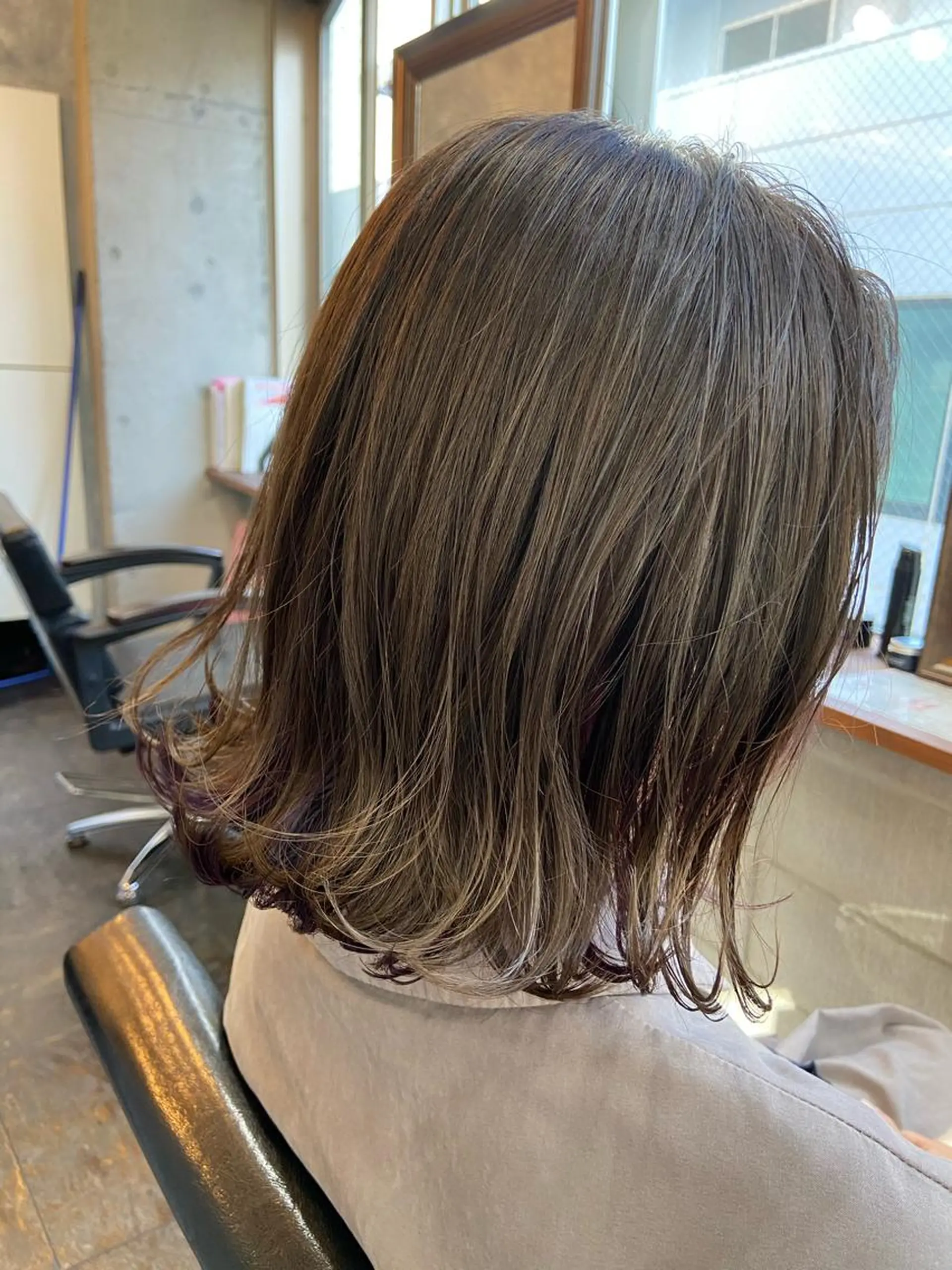 ミディアム 川端 康介のヘアスタイル