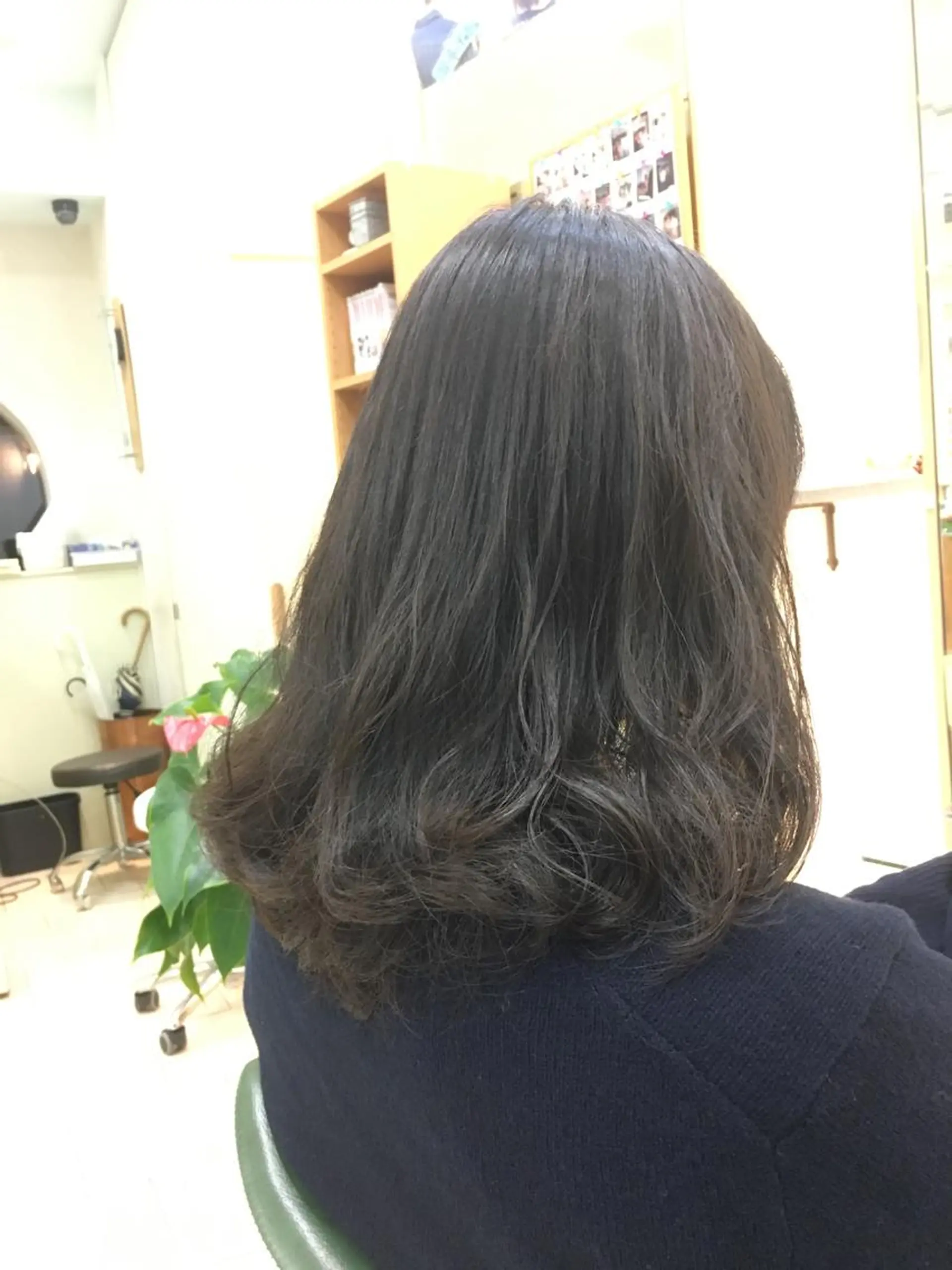 セミロング パーマ デジタルパーマ kahuli  hair Ulu 「カーフリヘアウル」所属・鎗田 健のヘアスタイル