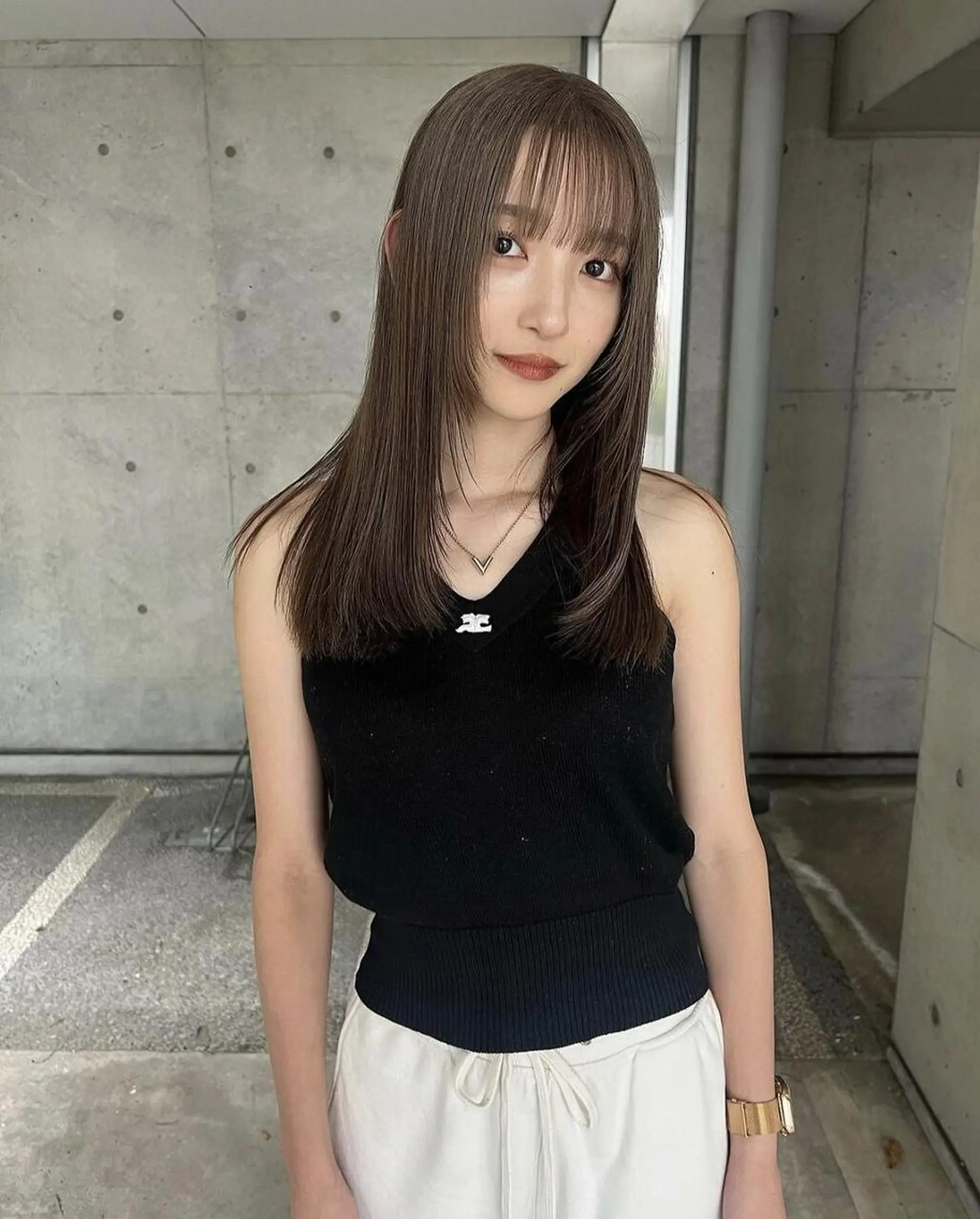 ロング 🎀韓国/艶髪/暗髪 🎀 柚月🫧立川駅のヘアスタイル