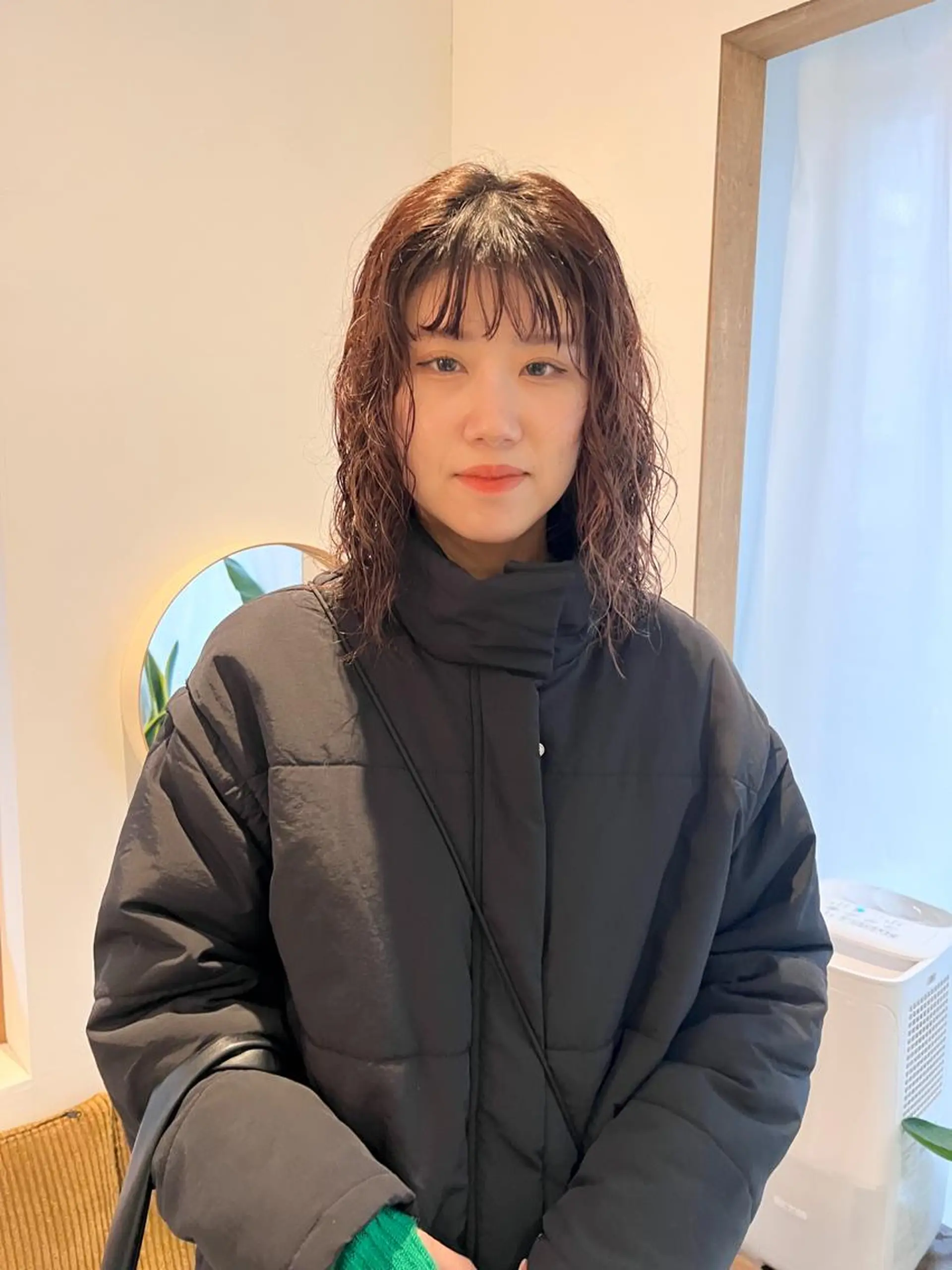 ミディアム パーマ ミディアムパーマ /癖毛パーマのヘアスタイル