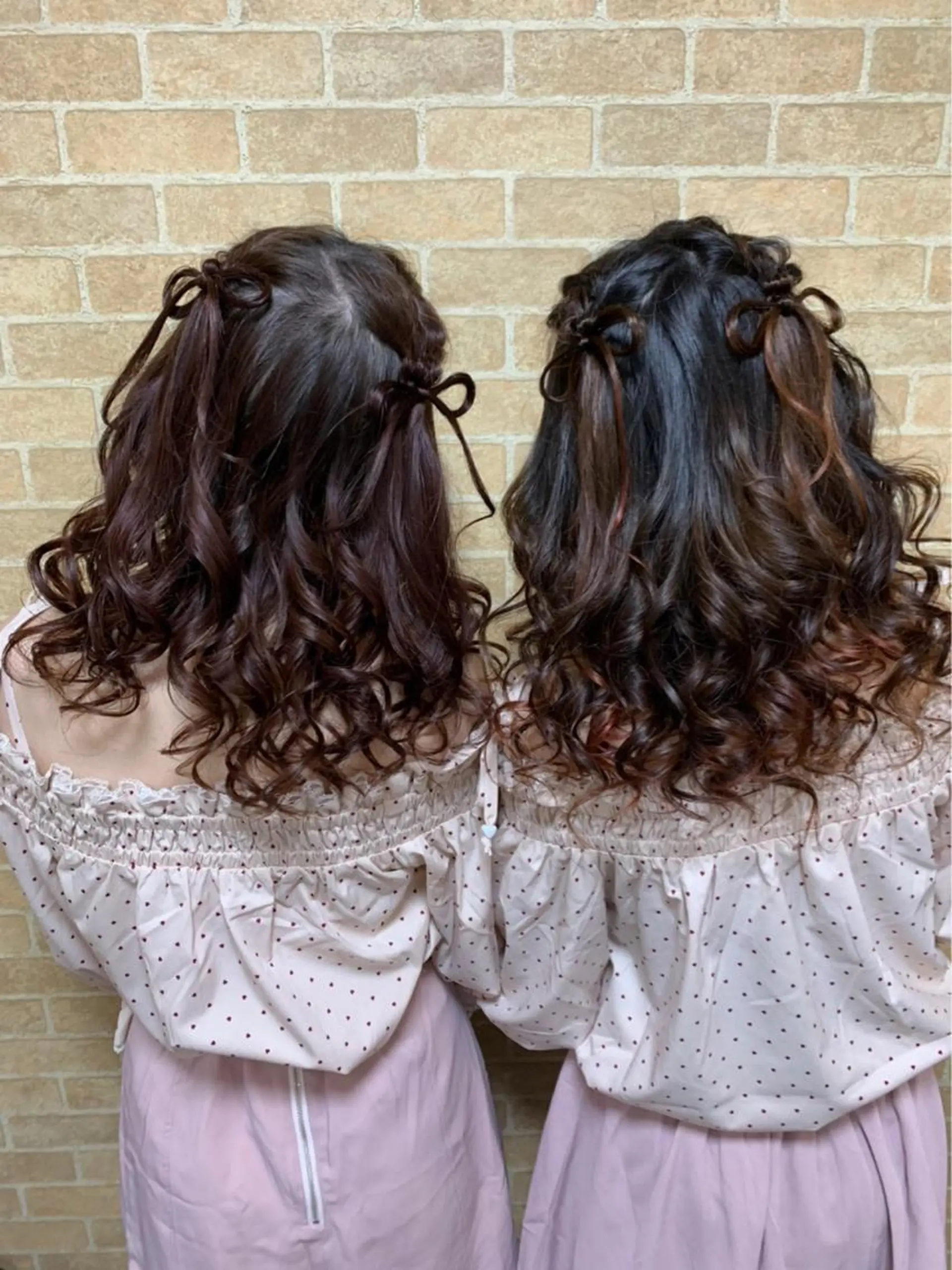 セミロング ヘアアレンジ Achieve 三ノ宮のヘアスタイル