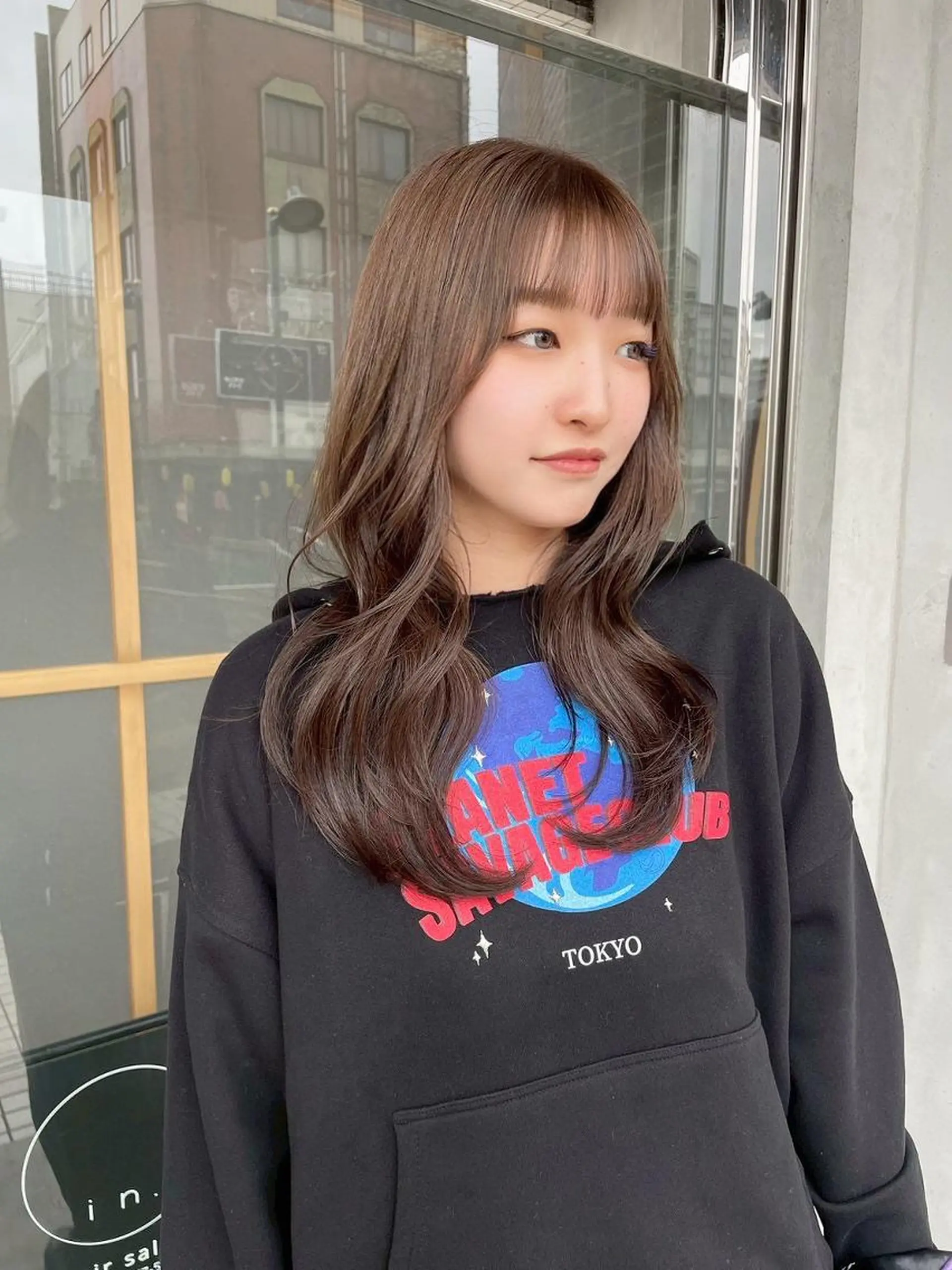 ミディアム レイヤーカット カット ヘアカラー トリートメント 韓国/ボブ/まつパ 🩰aikaのヘアスタイル