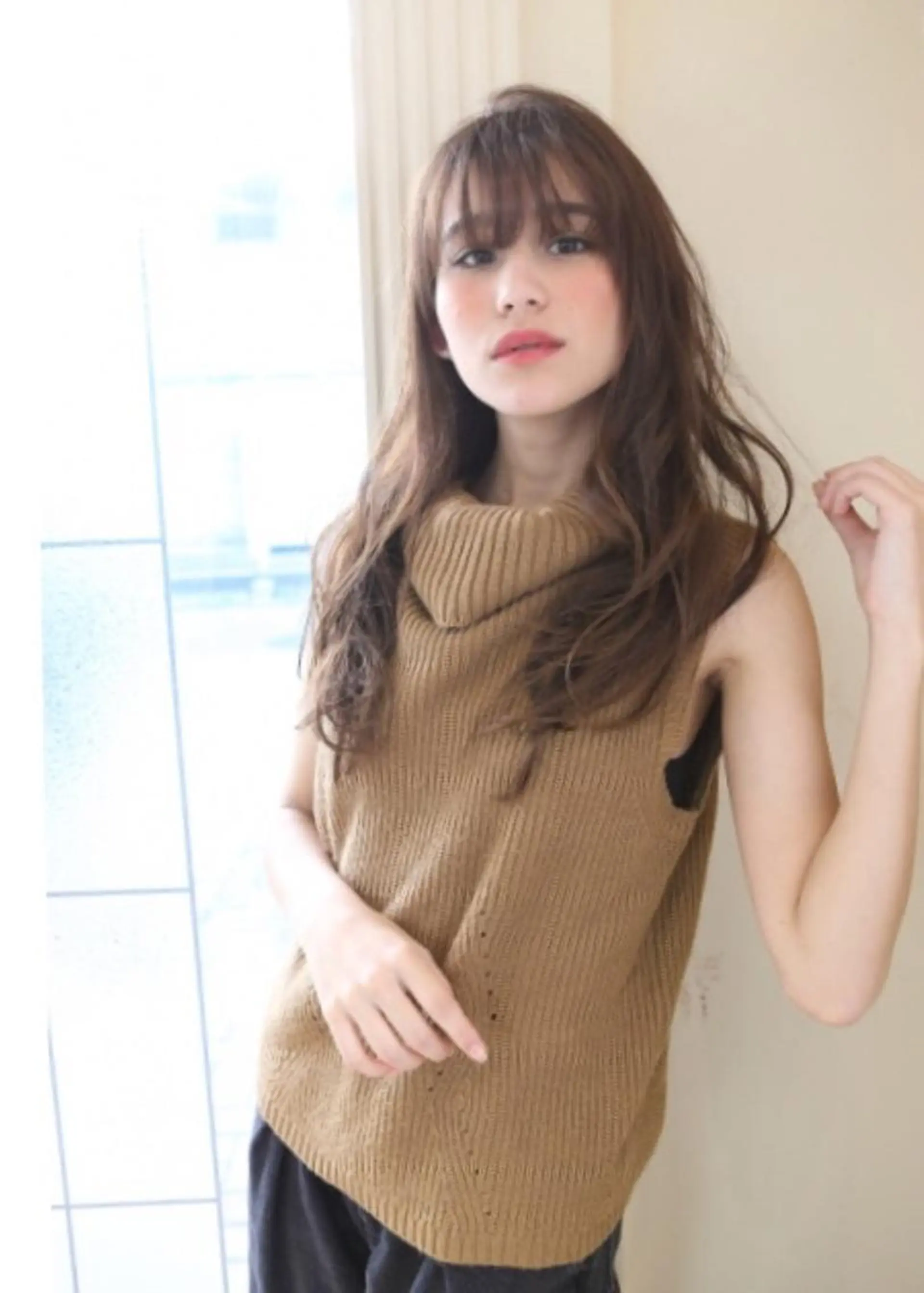 ロング レイヤーカット ロング トップスタイリスト 江口 稜亮のヘアスタイル